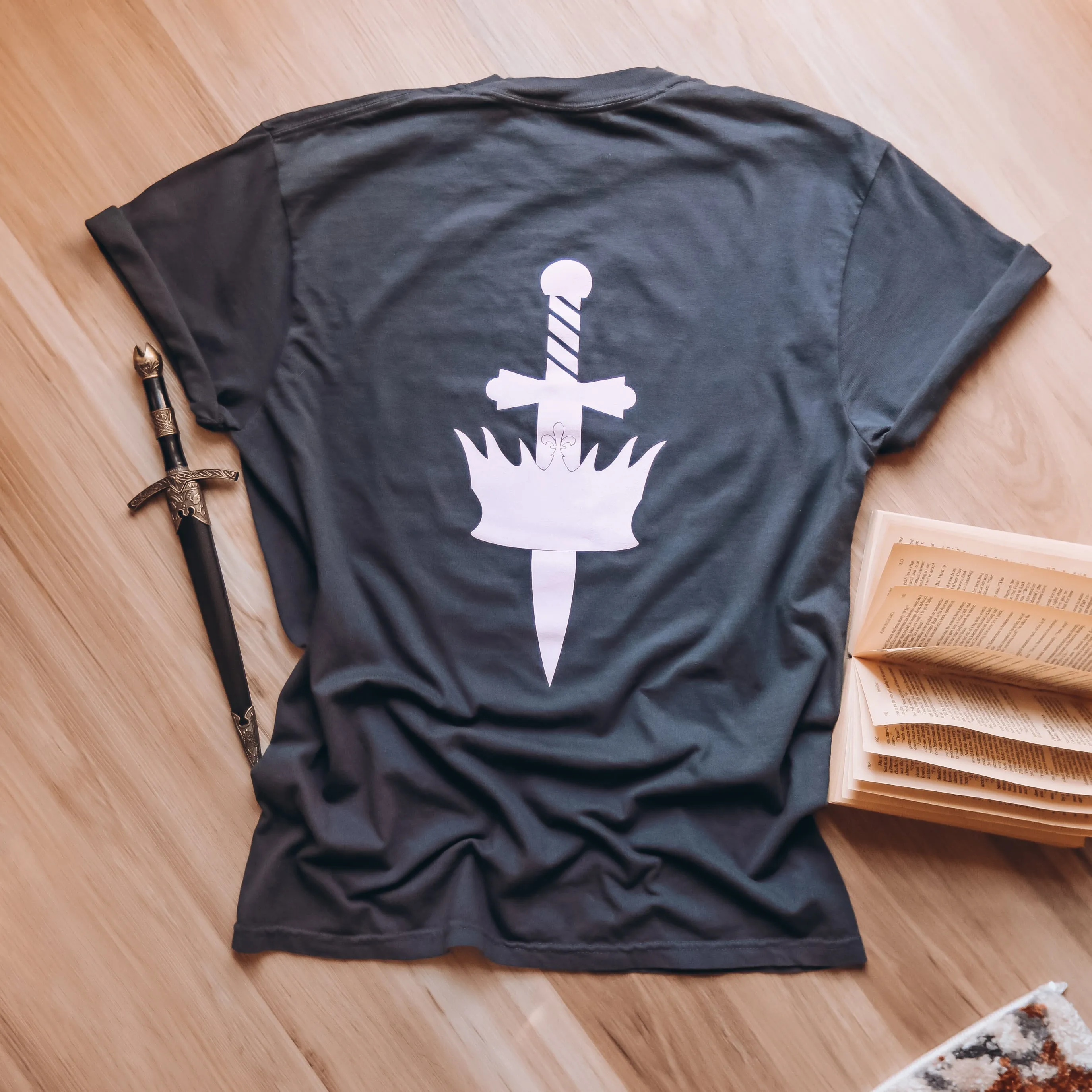 Fantasy Romance Era Heavy Weight Tee sold by The Bookish Box product image thumbnail 5