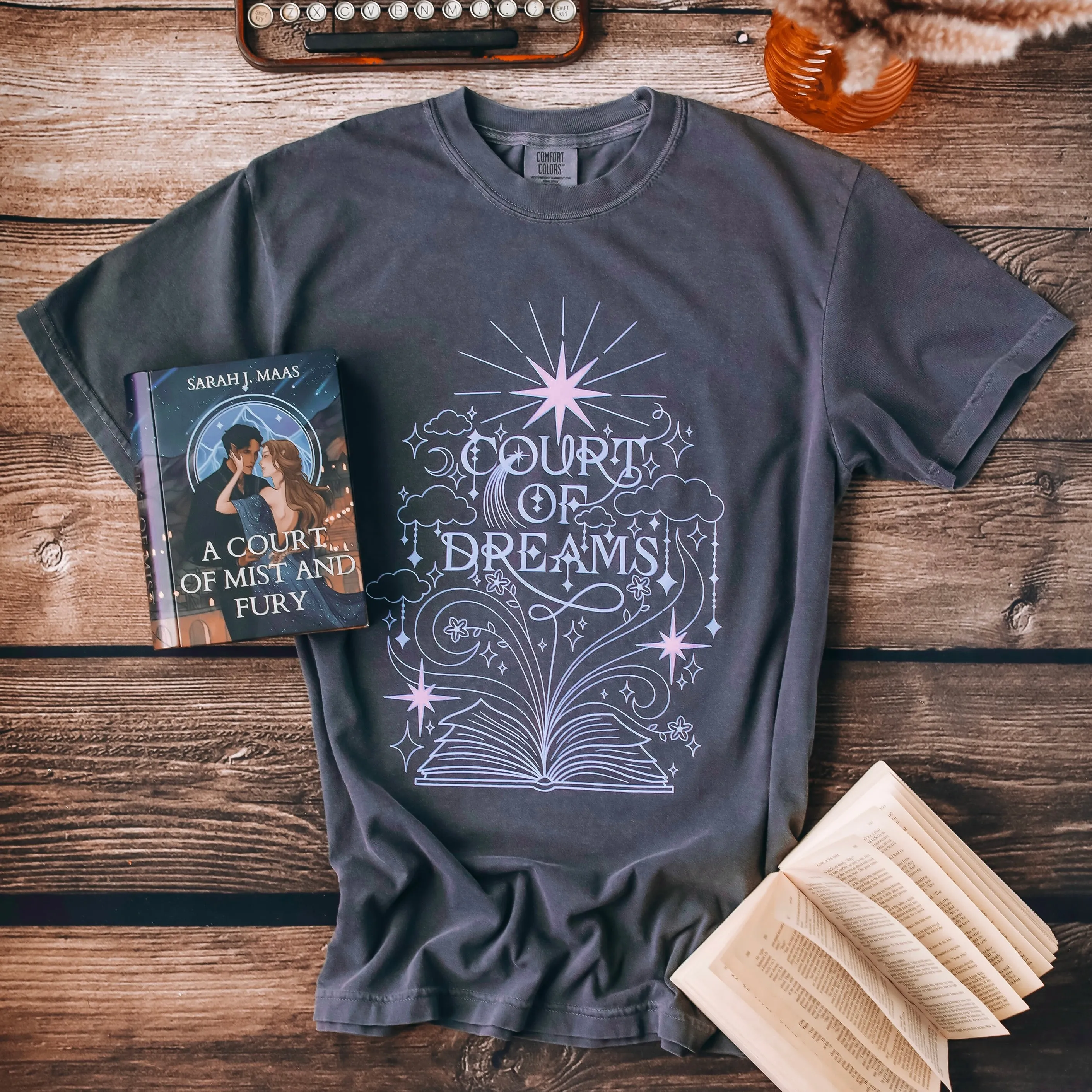 Court of Dreams Heavy Weight Tee sold by The Bookish Box