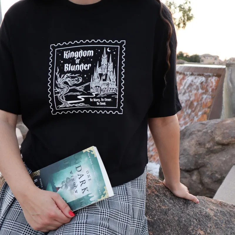 One Dark Window Inspired Crop Tee sold by The Bookish Box
