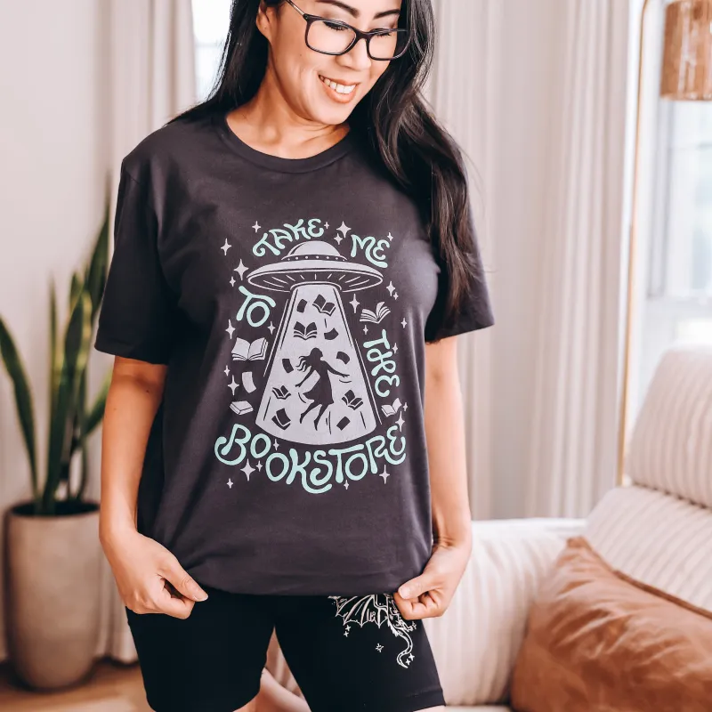 To The Bookstore Tee sold by The Bookish Box