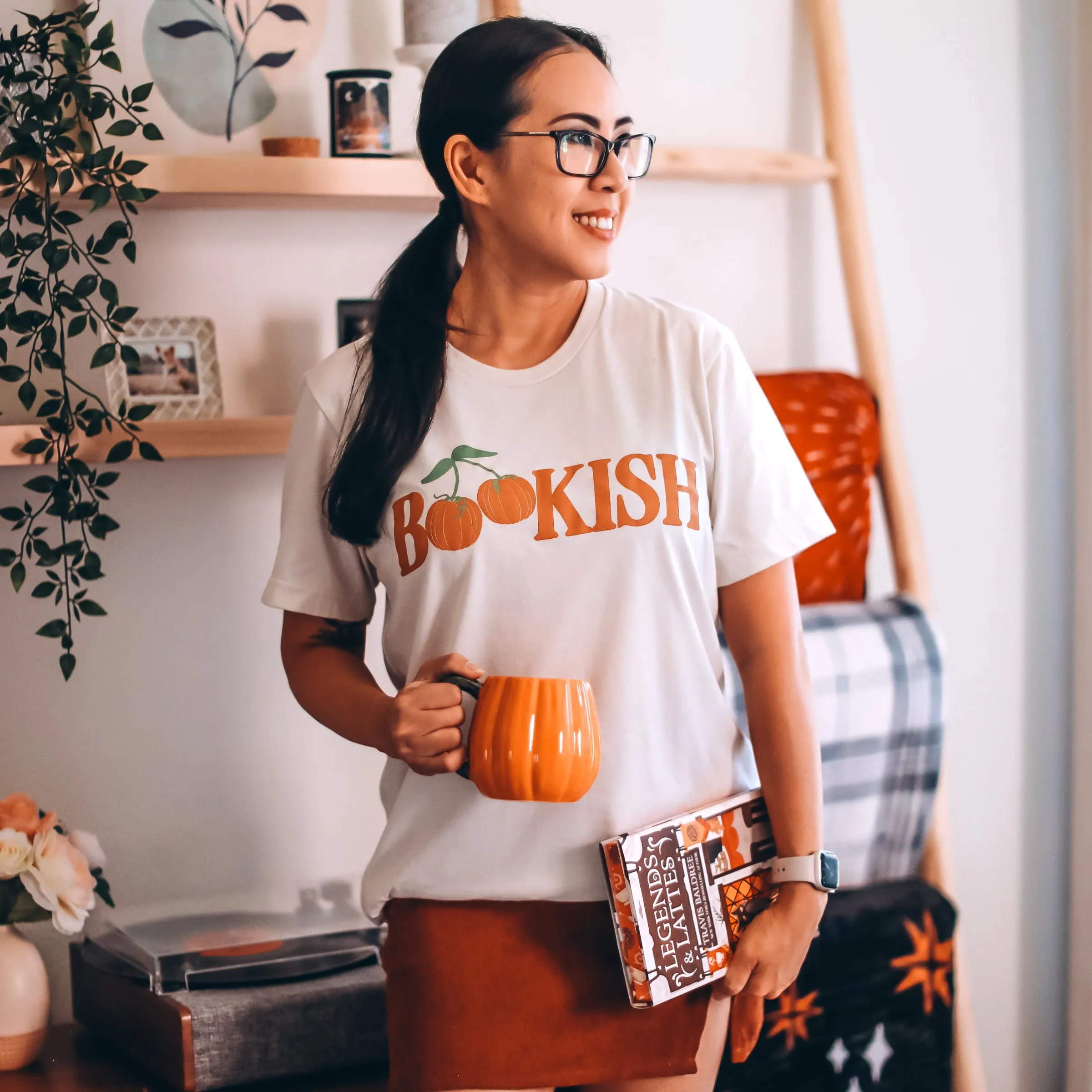 Bookish Pumpkin Tee sold by The Bookish Box product image thumbnail 3