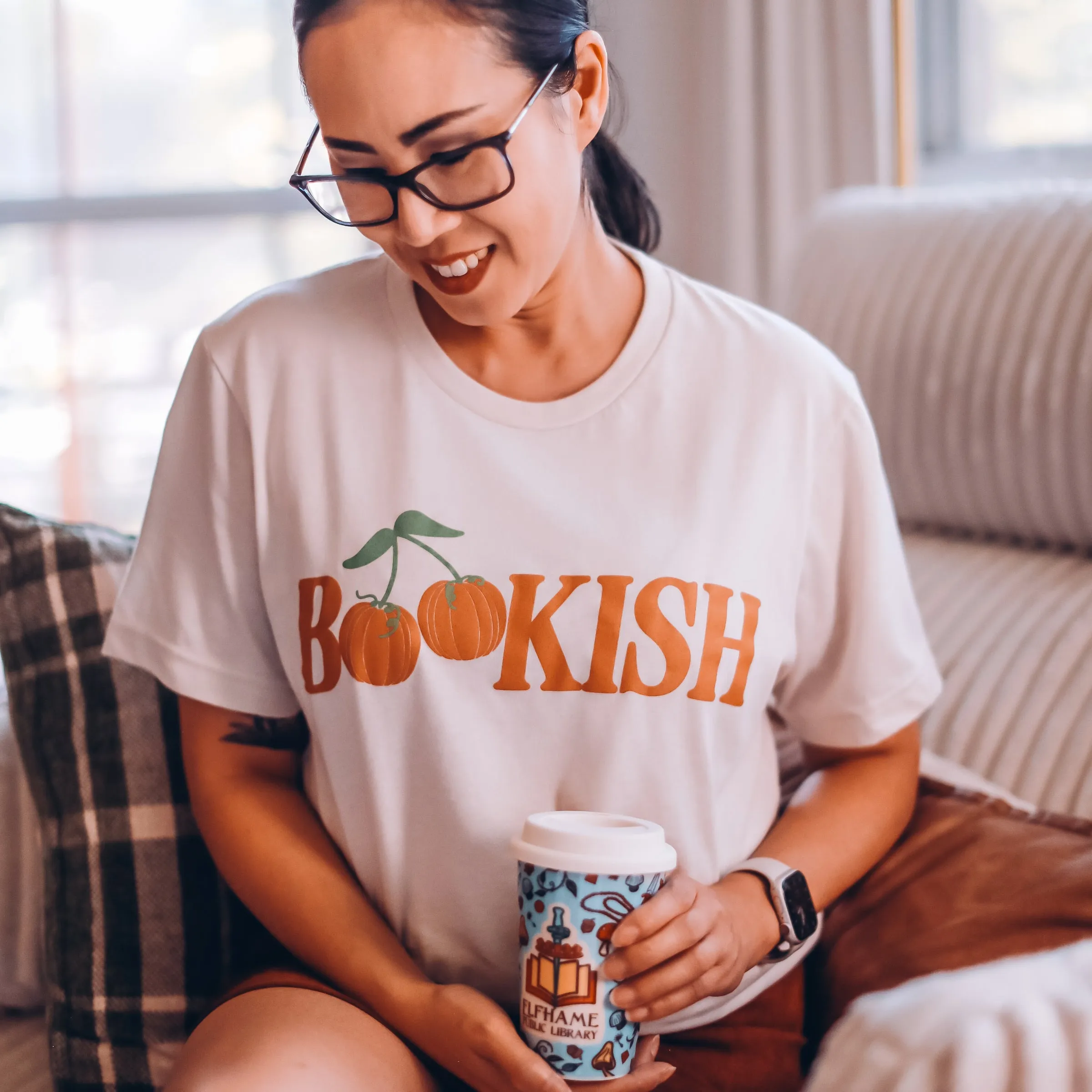 Bookish Pumpkin Tee sold by The Bookish Box product image thumbnail 2