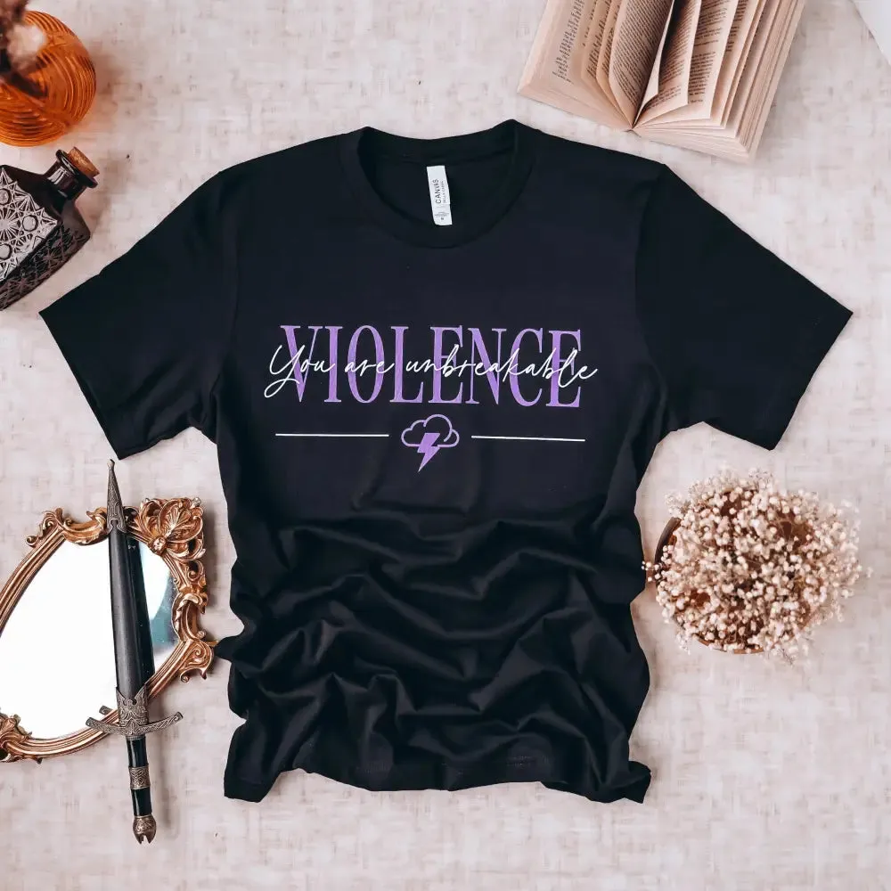 Fourth Wing Inspired: Unbreakable Tee sold by The Bookish Box product image thumbnail 4