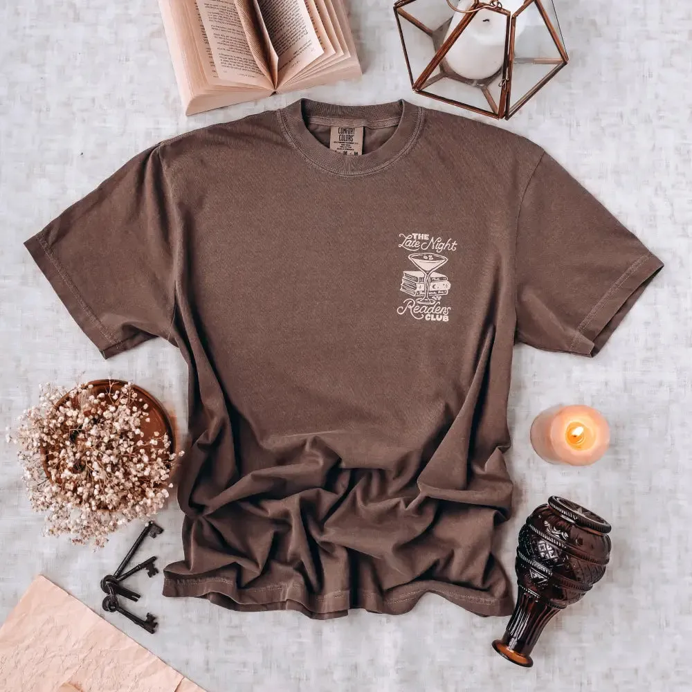 Late Night Reader Heavy Weight Tee sold by The Bookish Box product image thumbnail 5