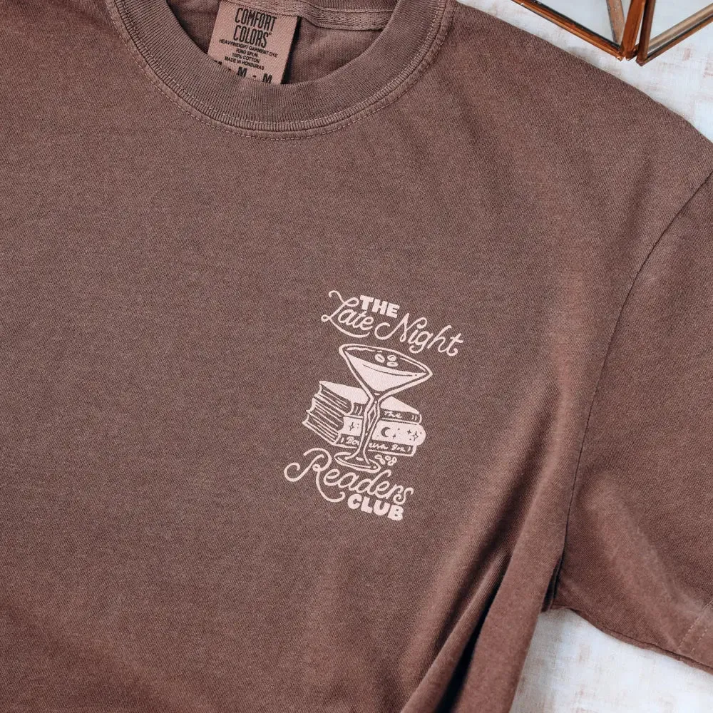 Late Night Reader Heavy Weight Tee sold by The Bookish Box product image thumbnail 2