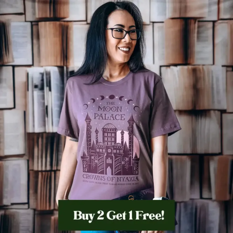 Crowns of Nyaxia Inspired: Moon Palace Tee made by The Bookish Box