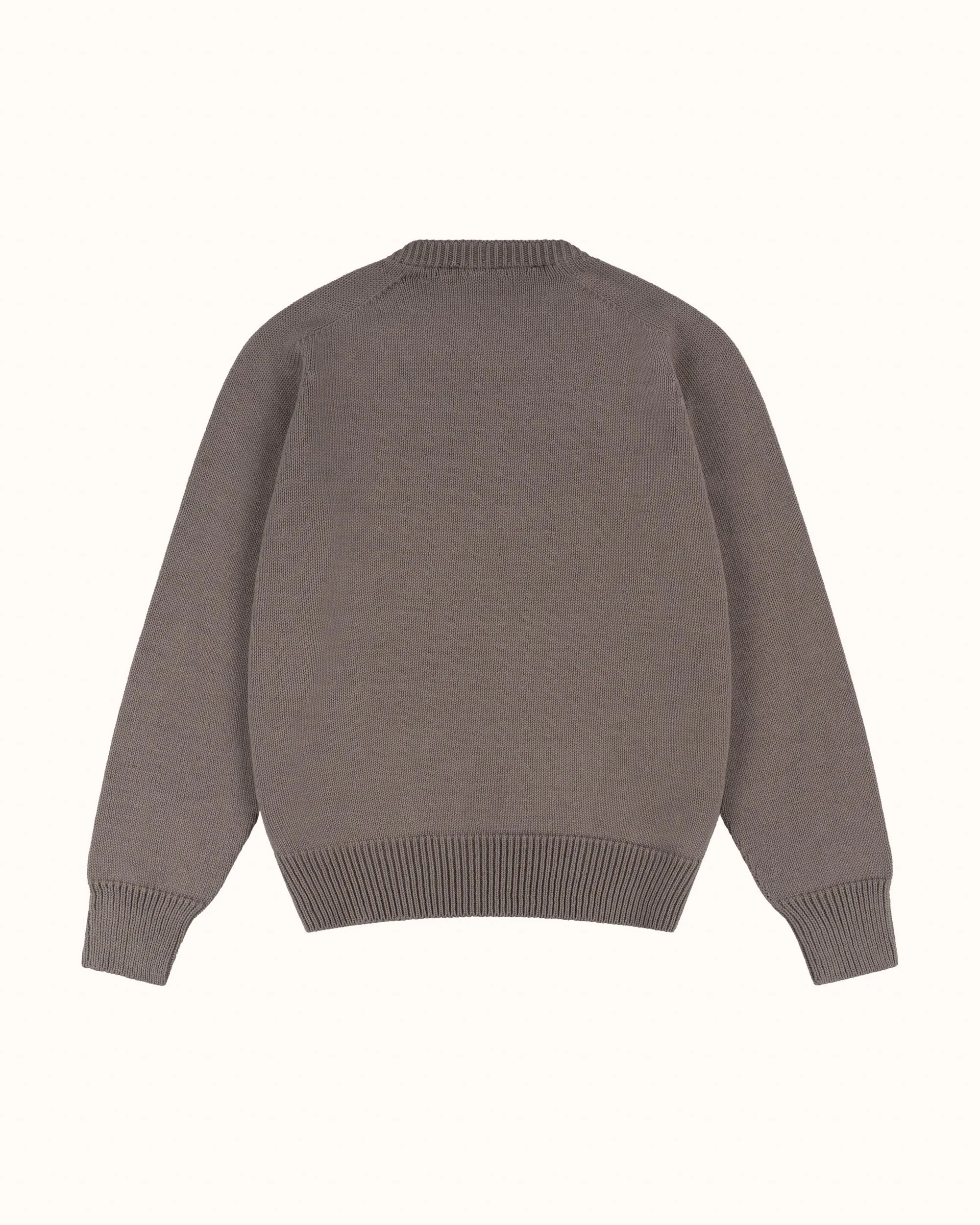 Cotton Crew Neck Sweater - Granite sold by Natalino product image thumbnail 2