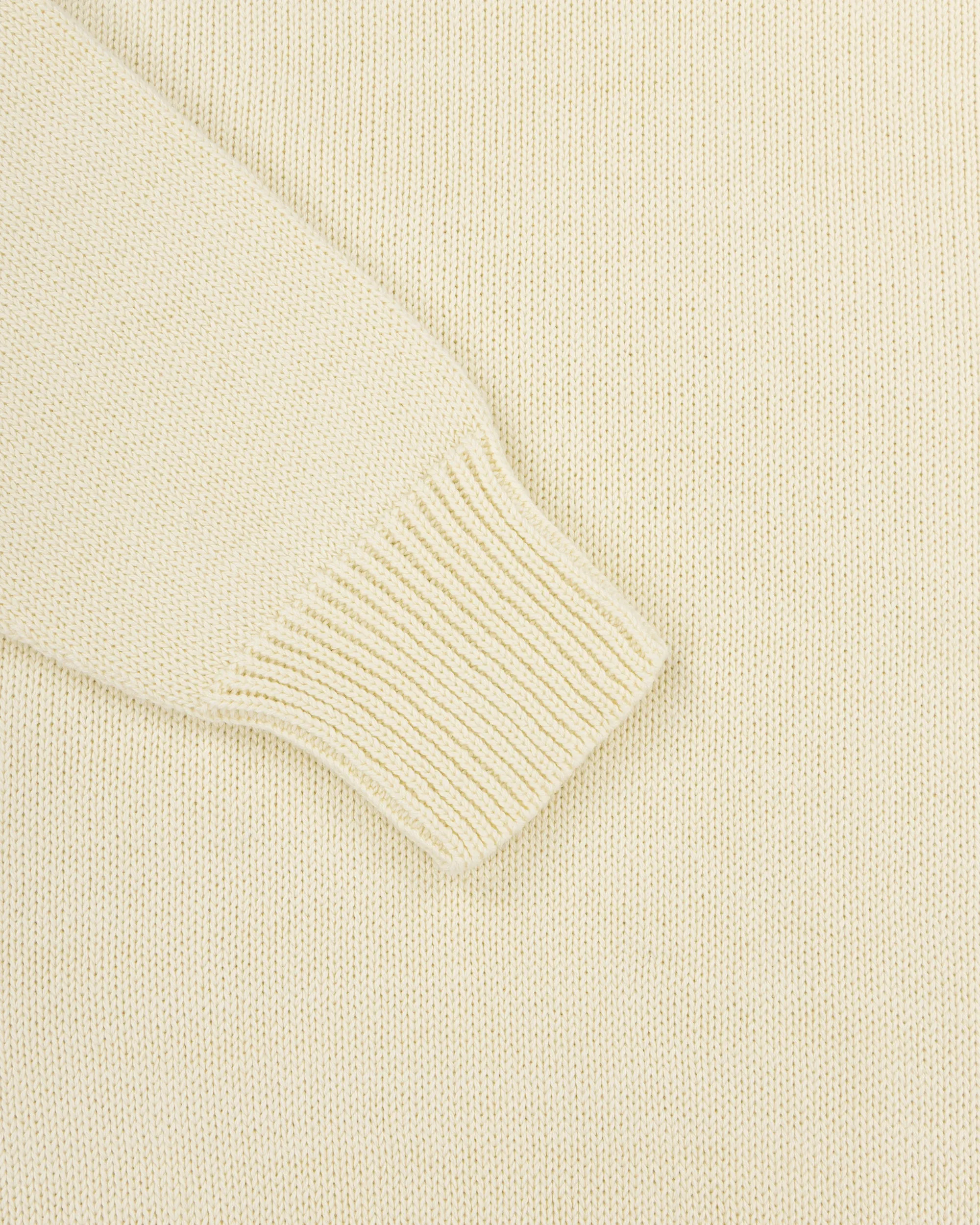 Cotton Crew Neck Sweater - Cream sold by Natalino product image thumbnail 3