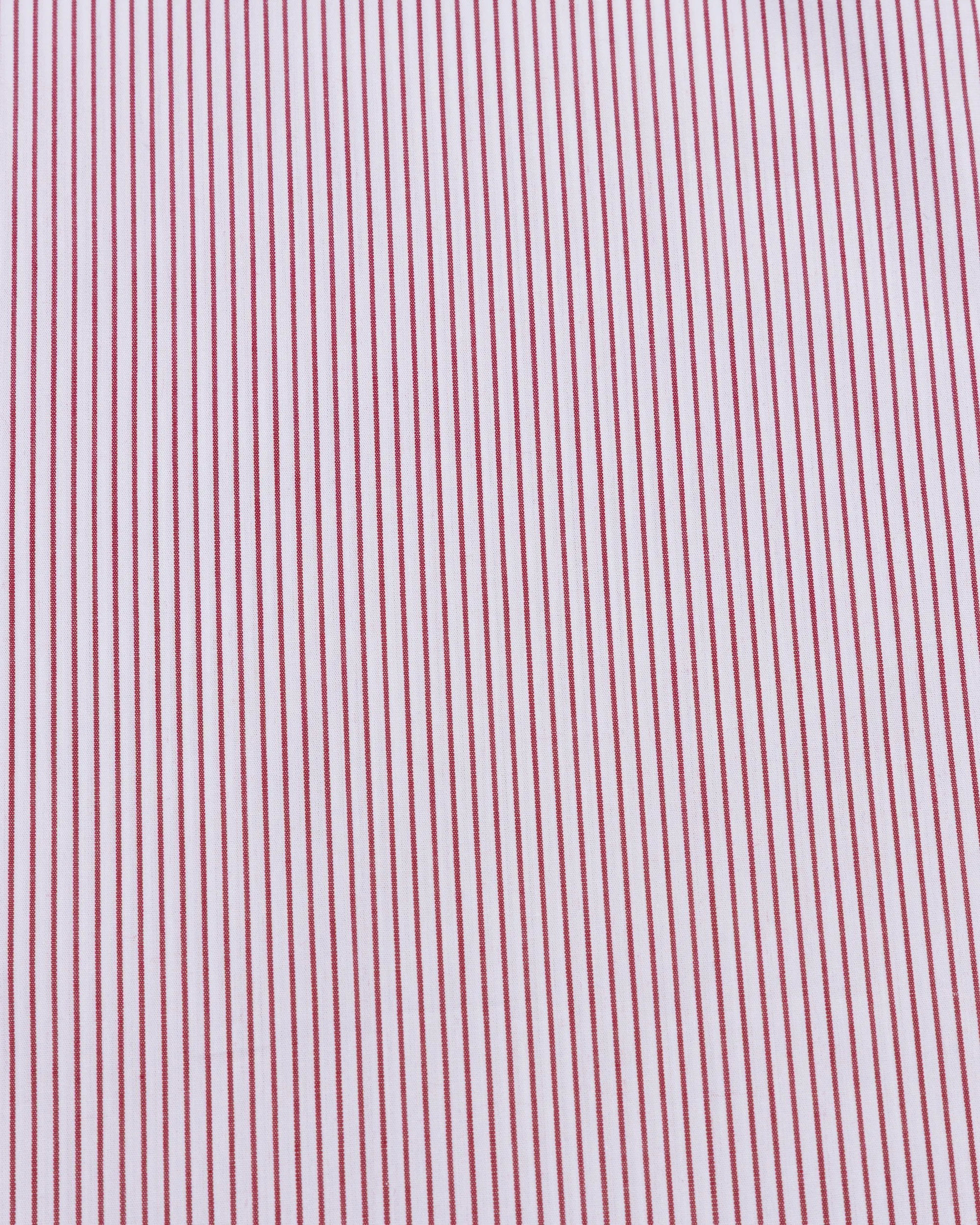 Button Down Collar Shirt - Burgundy Stripe Cotton Poplin sold by Natalino product image thumbnail 5