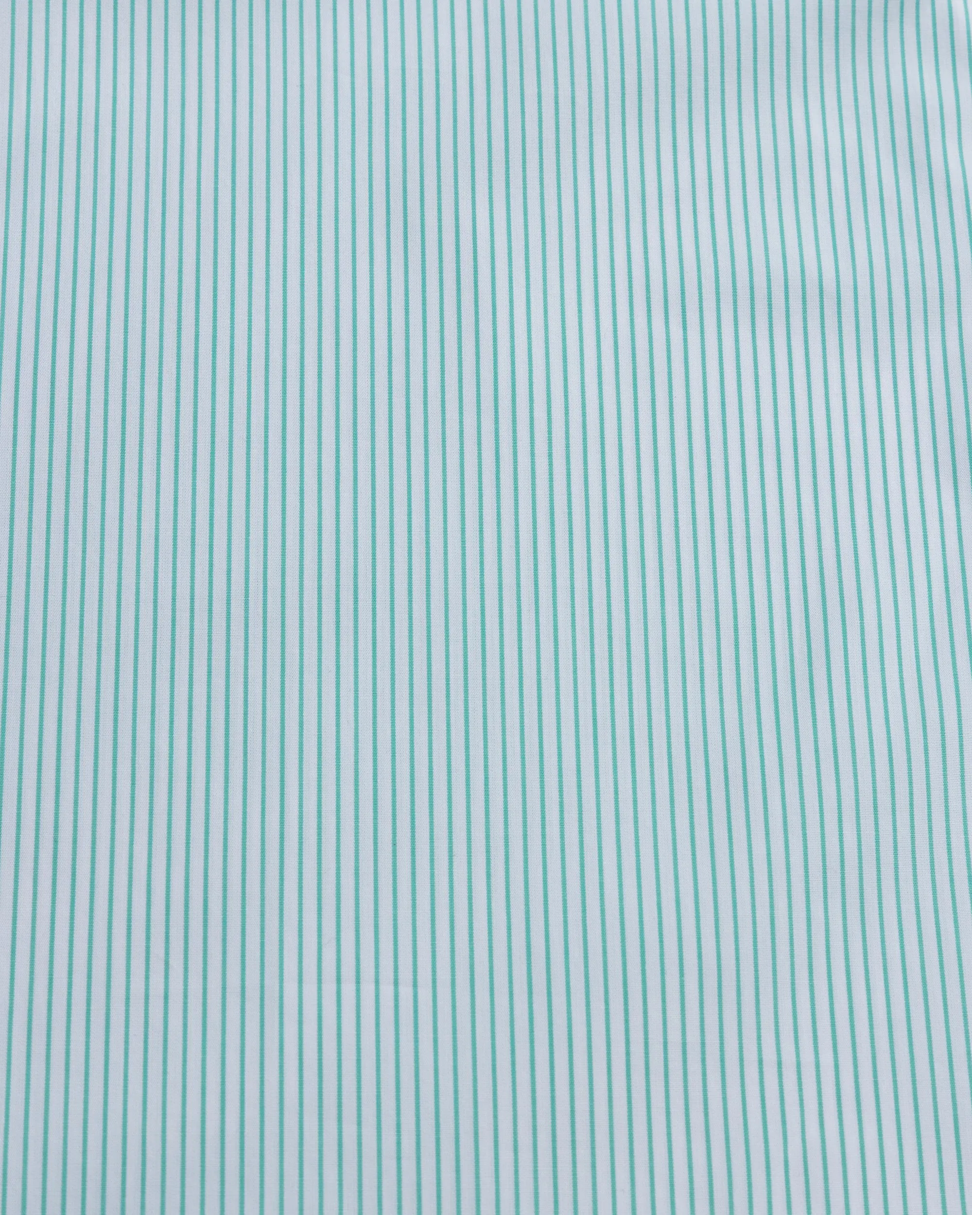 Button Down Collar Shirt - Green Stripe Cotton Poplin sold by Natalino product image thumbnail 5