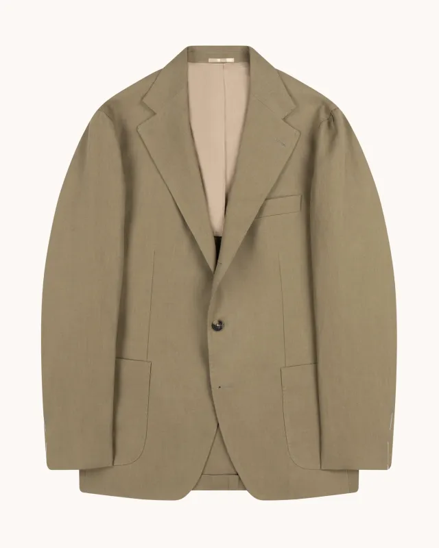Sport Jacket - Sage Olive Linen sold by Natalino