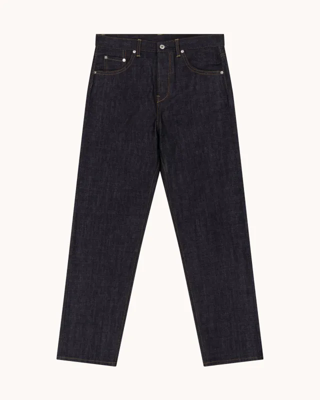 Straight Leg Japanese Selvedge Denim - Raw sold by Natalino