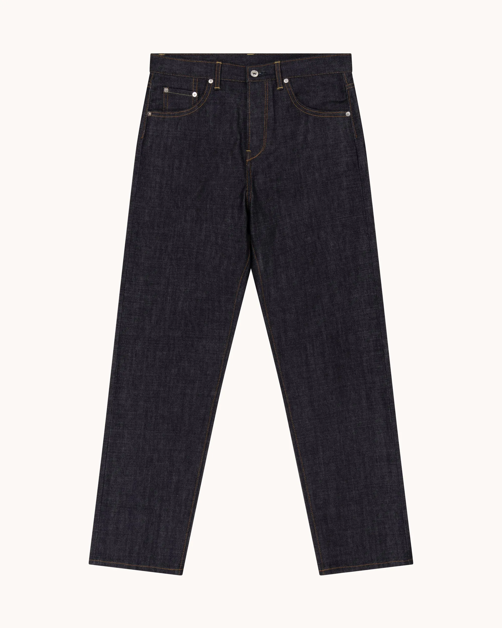 Straight Leg Japanese Selvedge Denim - Raw sold by Natalino