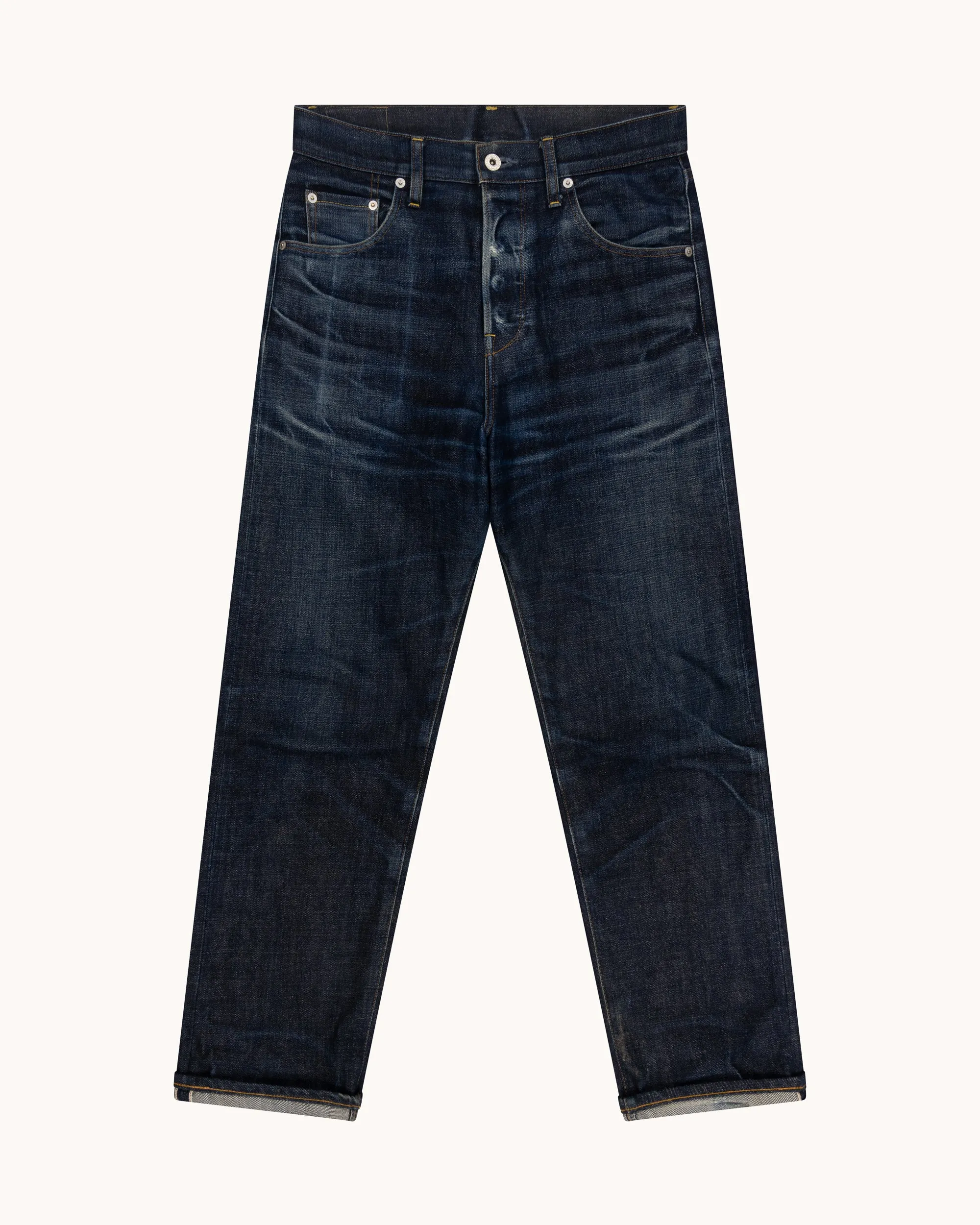 Straight Leg Japanese Selvedge Denim - Raw sold by Natalino product image thumbnail 2