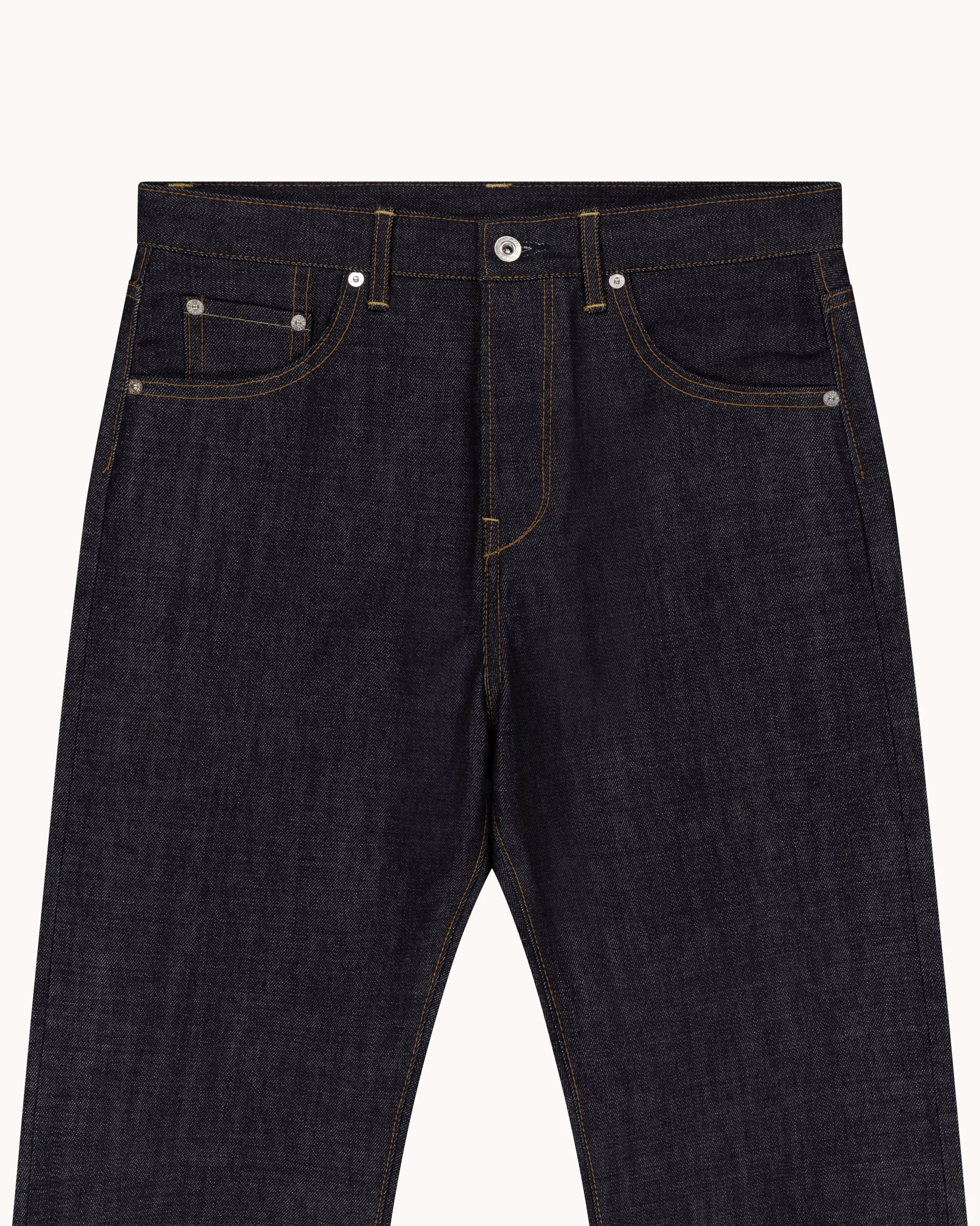 Straight Leg Japanese Selvedge Denim - Raw sold by Natalino product image thumbnail 5