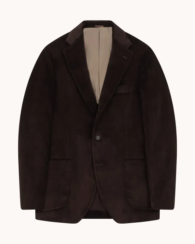 Sport Jacket - Brown Cotton Corduroy sold by Natalino