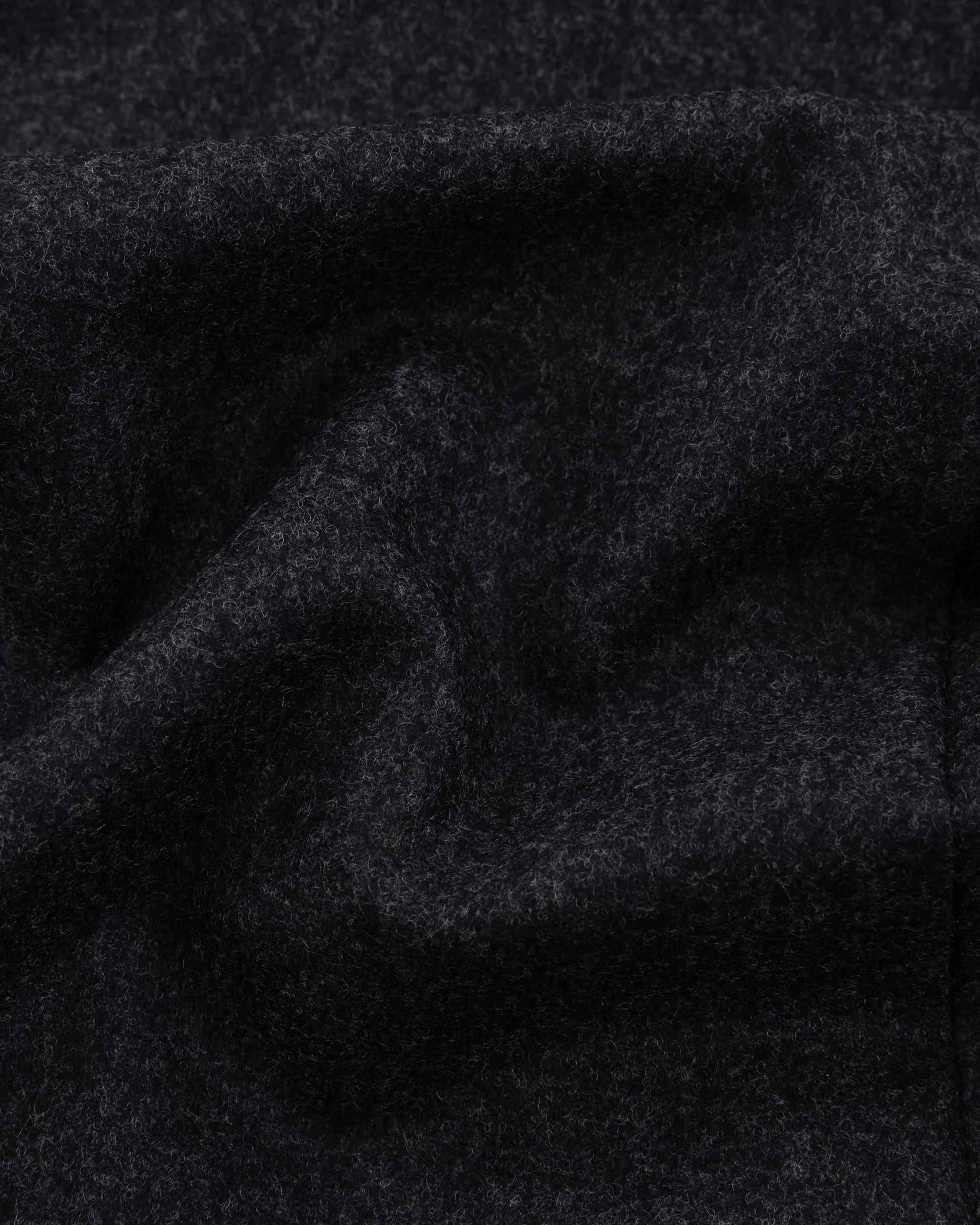 Double Breasted Sport Jacket - Charcoal Grey Woollen Flannel sold by Natalino product image thumbnail 5