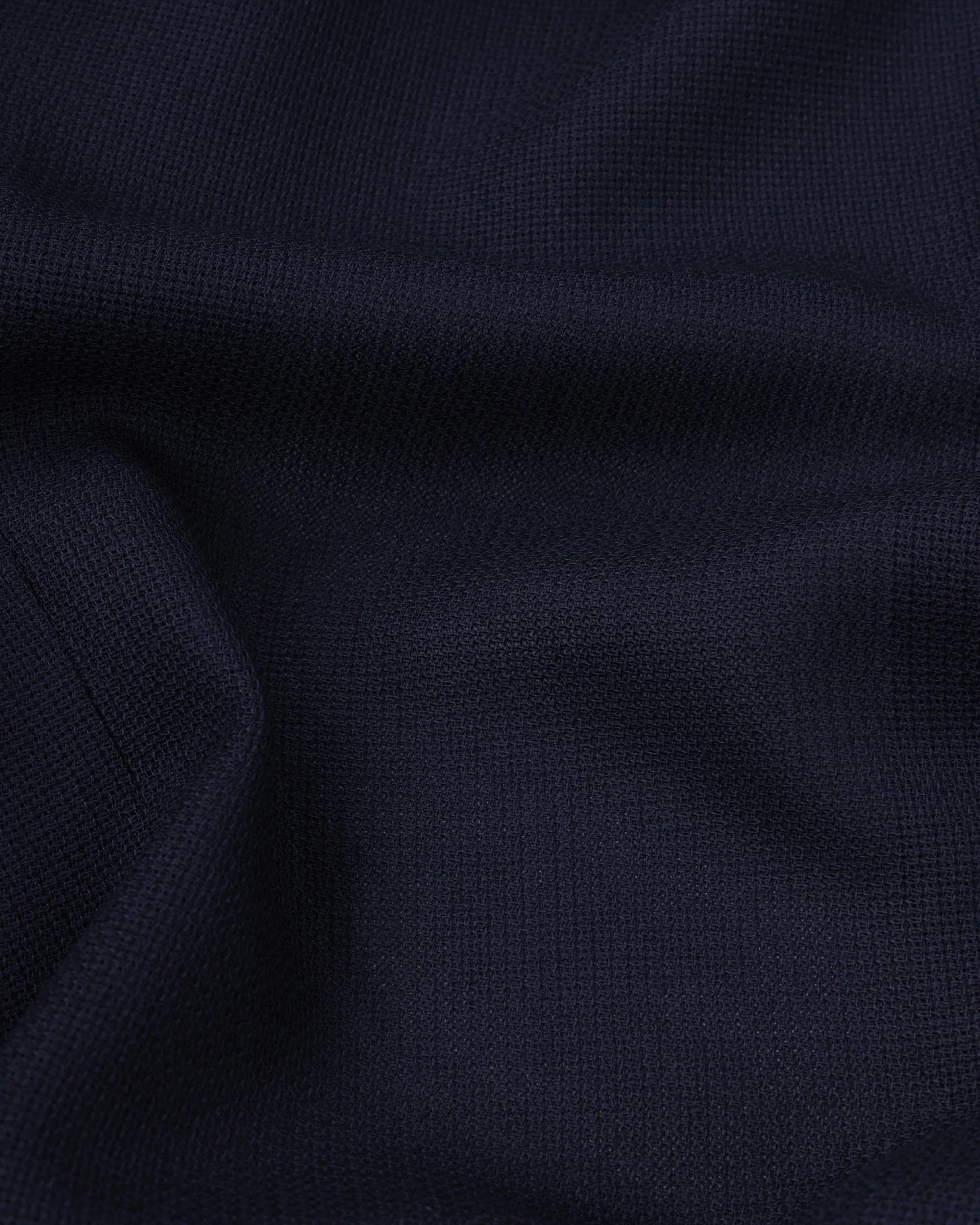 Double Breasted Sport Jacket - Navy Mock Leno Wool Hopsack sold by Natalino product image thumbnail 5
