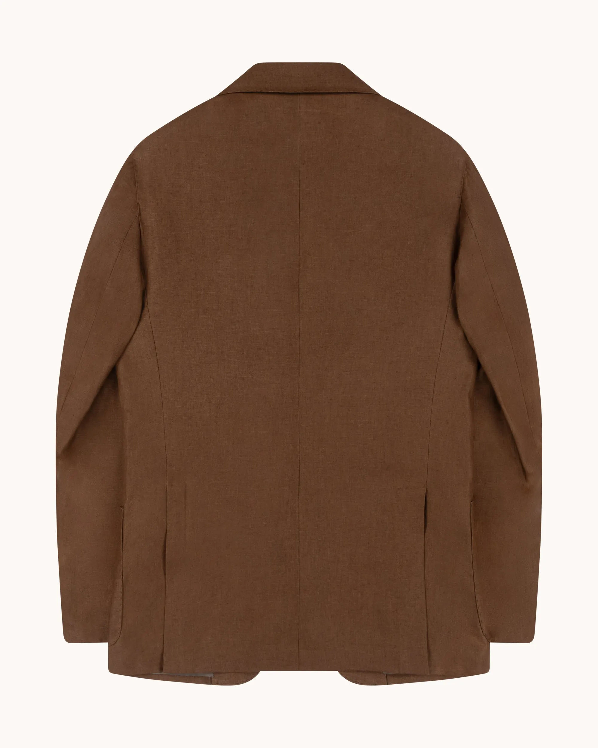 Sport Jacket - Tobacco Brown Linen sold by Natalino product image thumbnail 3