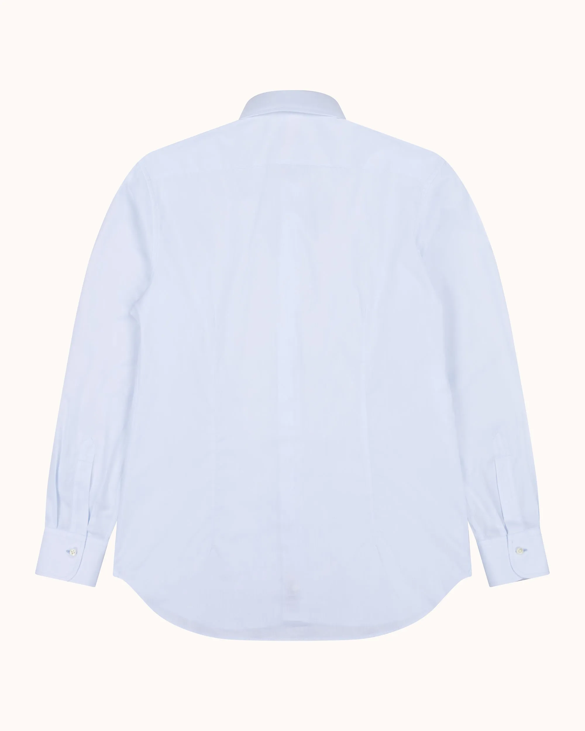 Spread Collar Shirt - Ice Blue Cotton Poplin sold by Natalino product image thumbnail 4