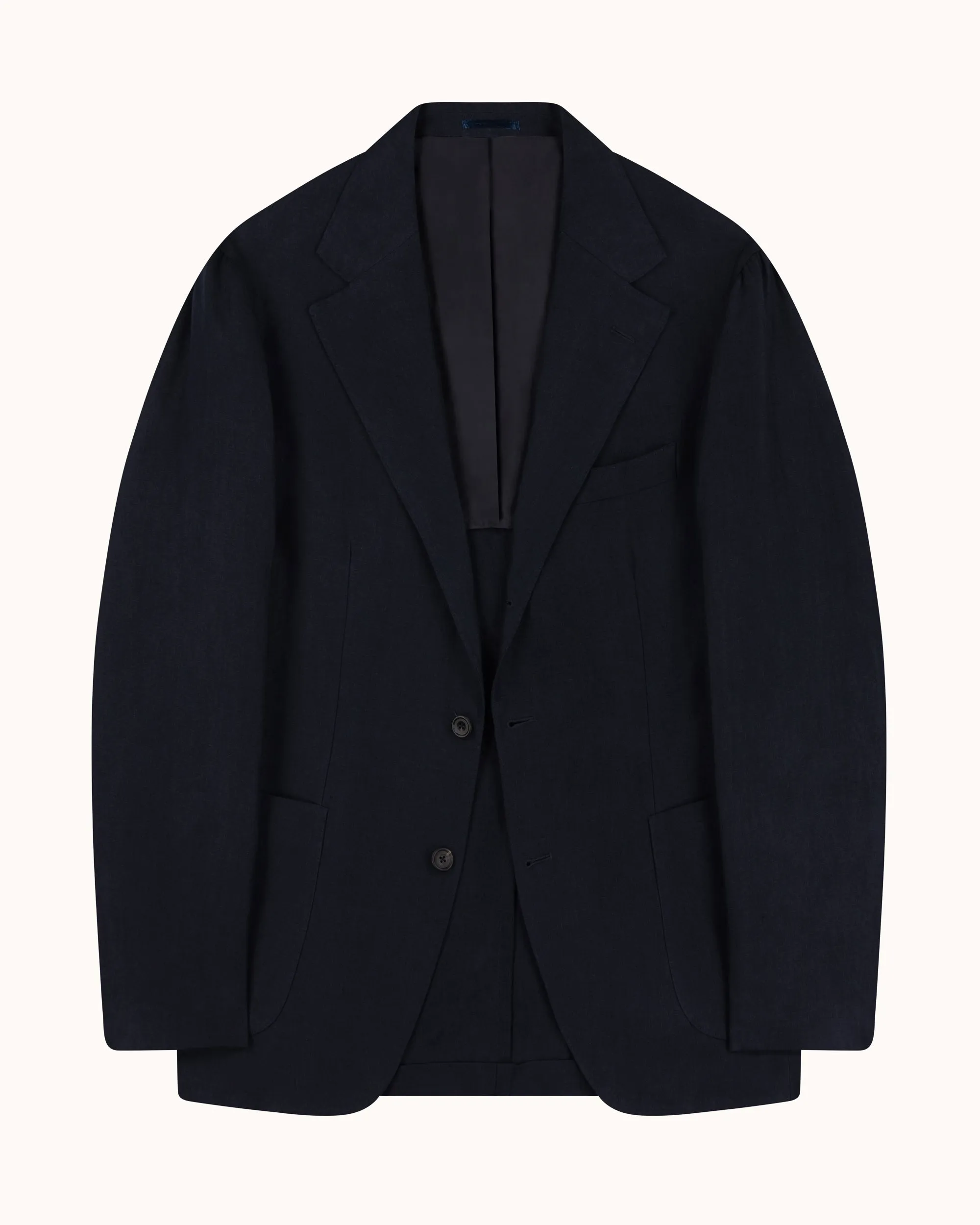 Sport Jacket - Navy High Twist Linen sold by Natalino product image thumbnail 3