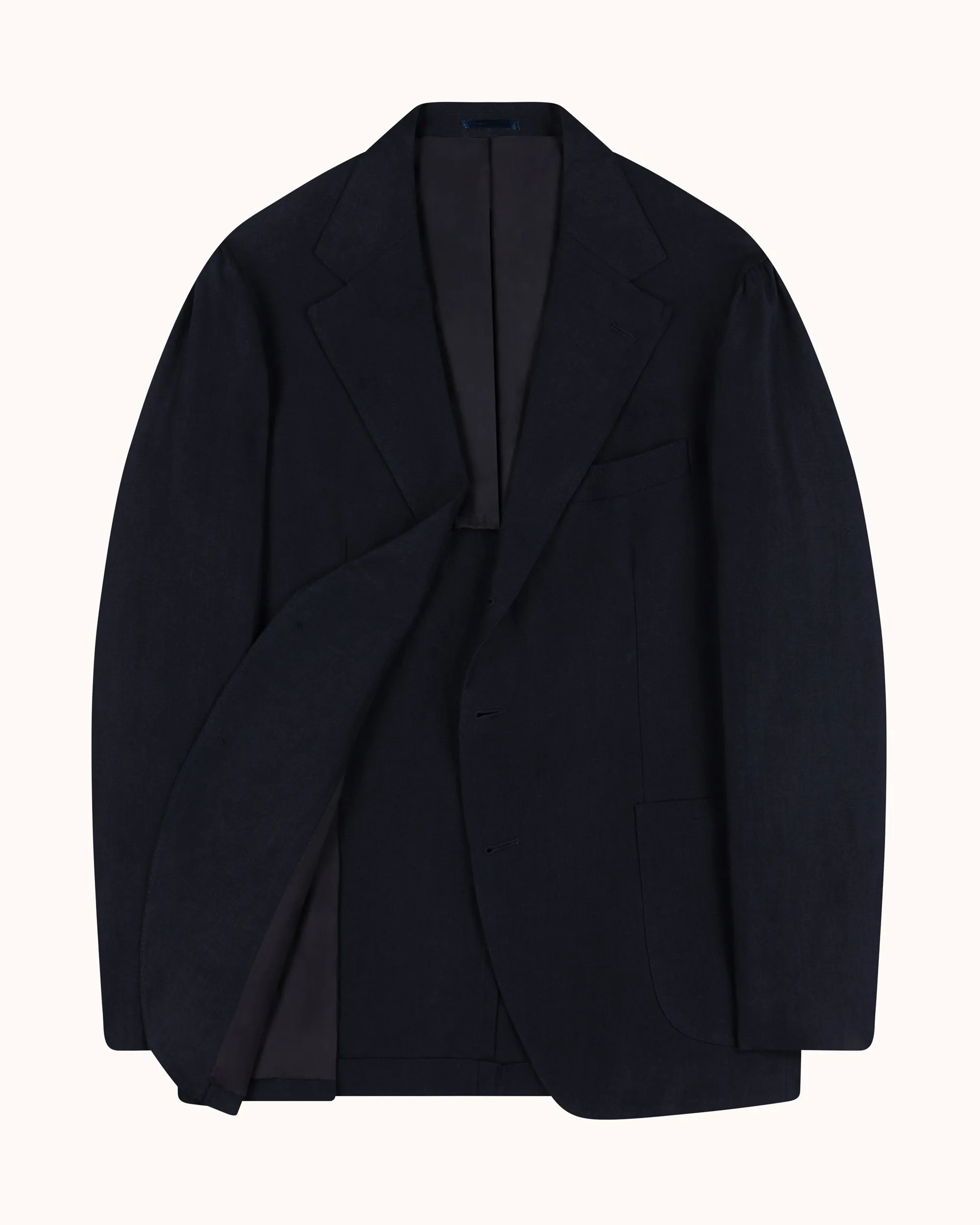 Sport Jacket - Navy High Twist Linen sold by Natalino product image thumbnail 2