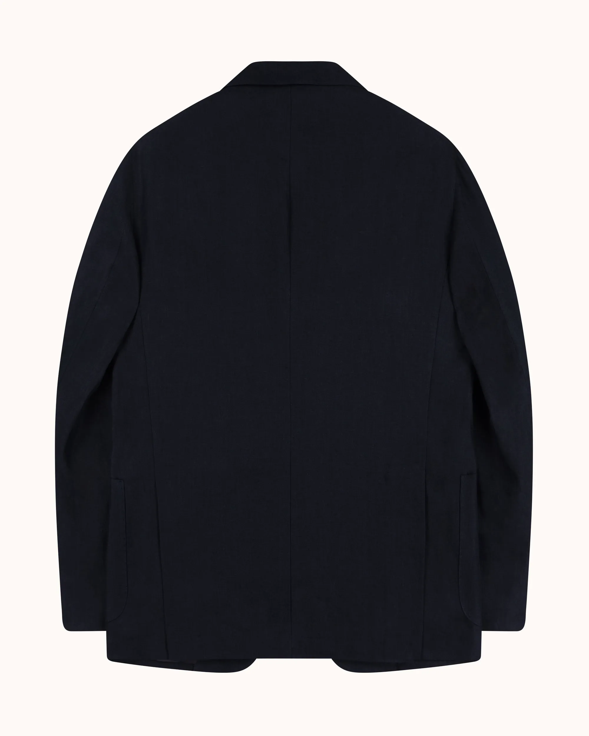 Sport Jacket - Navy High Twist Linen sold by Natalino product image thumbnail 4