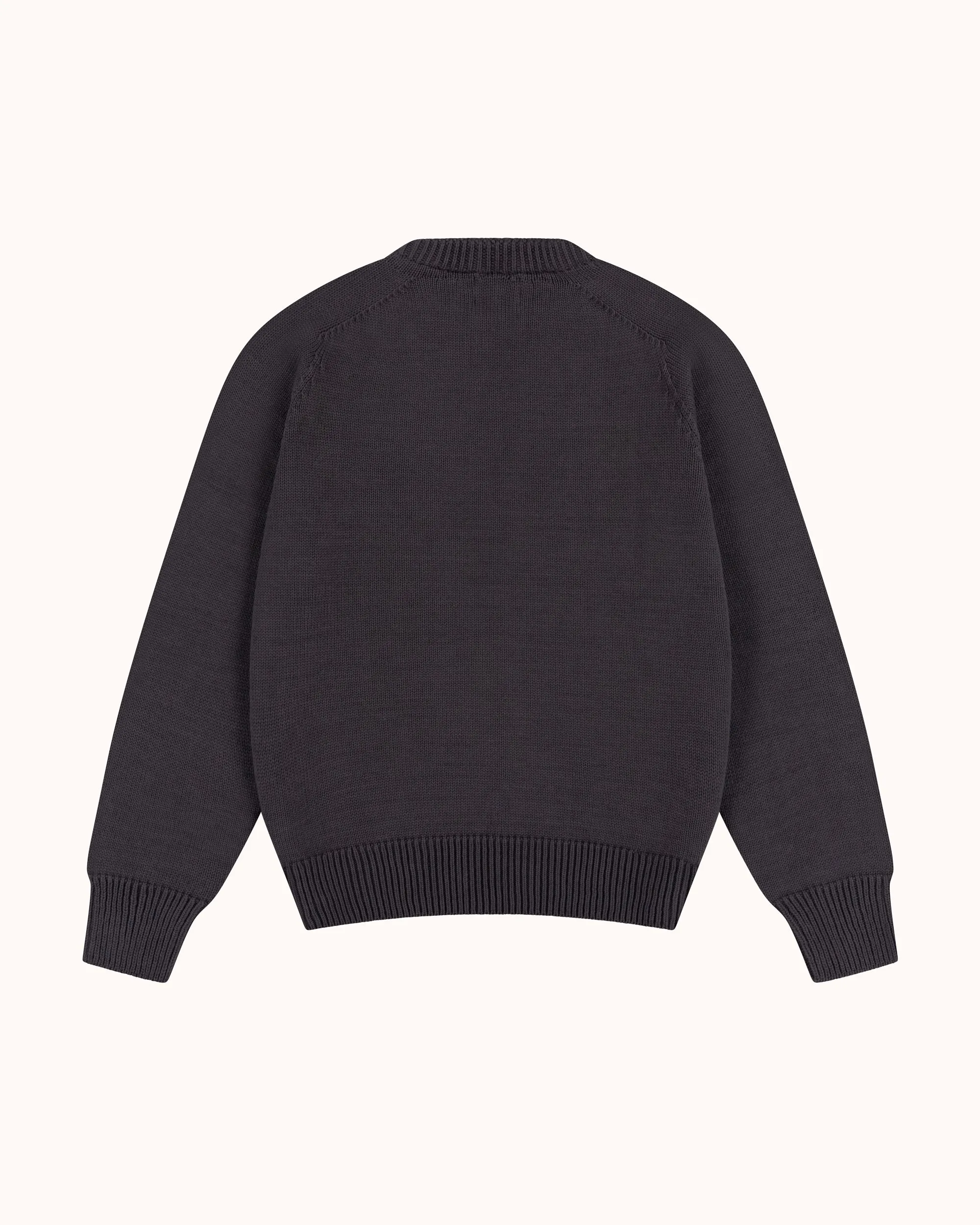 Cotton Crew Neck Sweater - Slate Grey sold by Natalino product image thumbnail 2