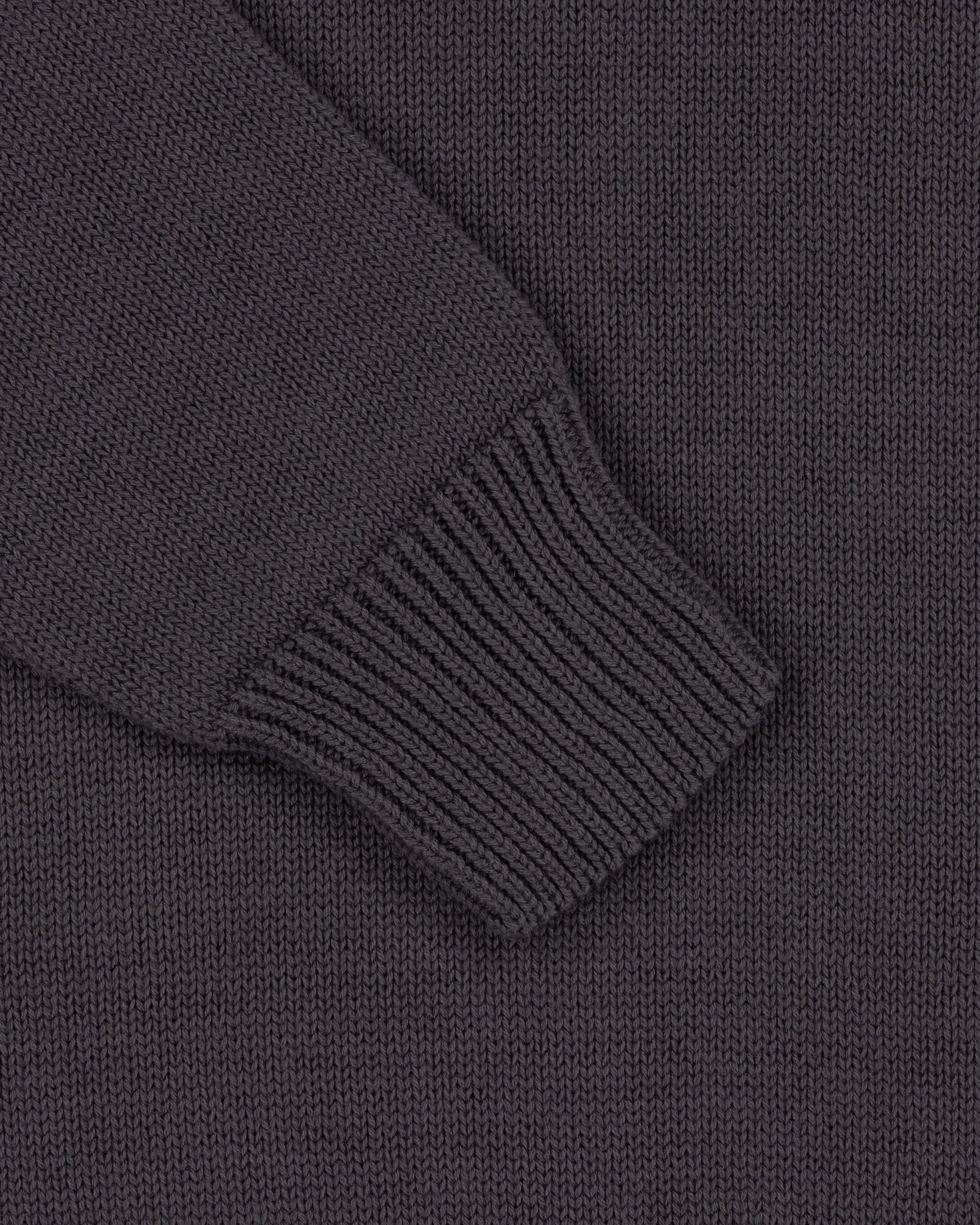Cotton Crew Neck Sweater - Slate Grey sold by Natalino product image thumbnail 4
