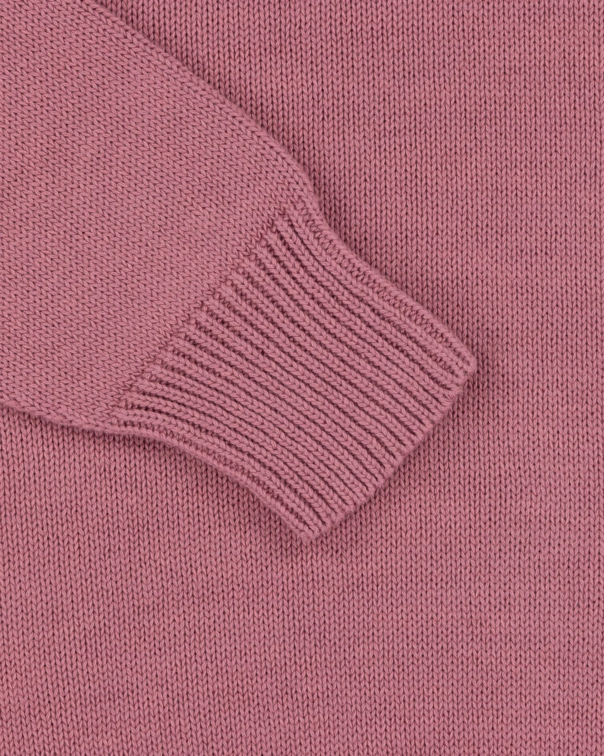 Cotton Crew Neck Sweater - Dusty Pink sold by Natalino product image thumbnail 4