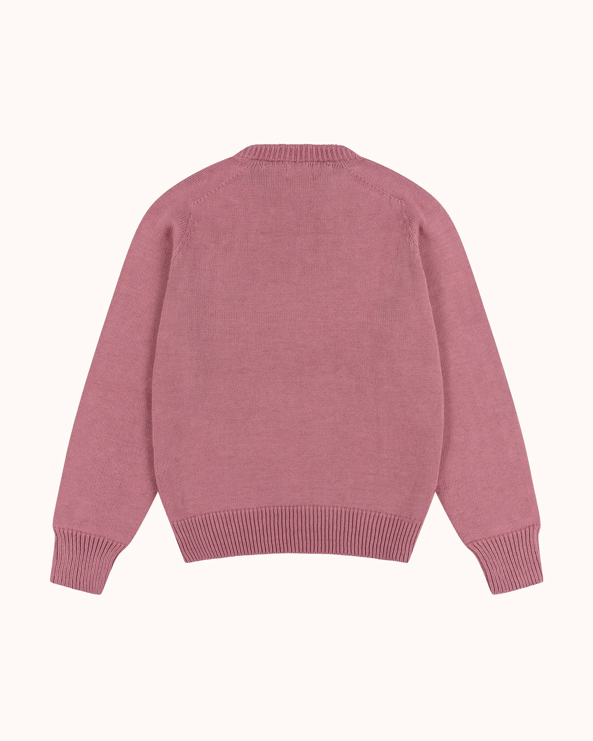 Cotton Crew Neck Sweater - Dusty Pink sold by Natalino product image thumbnail 2