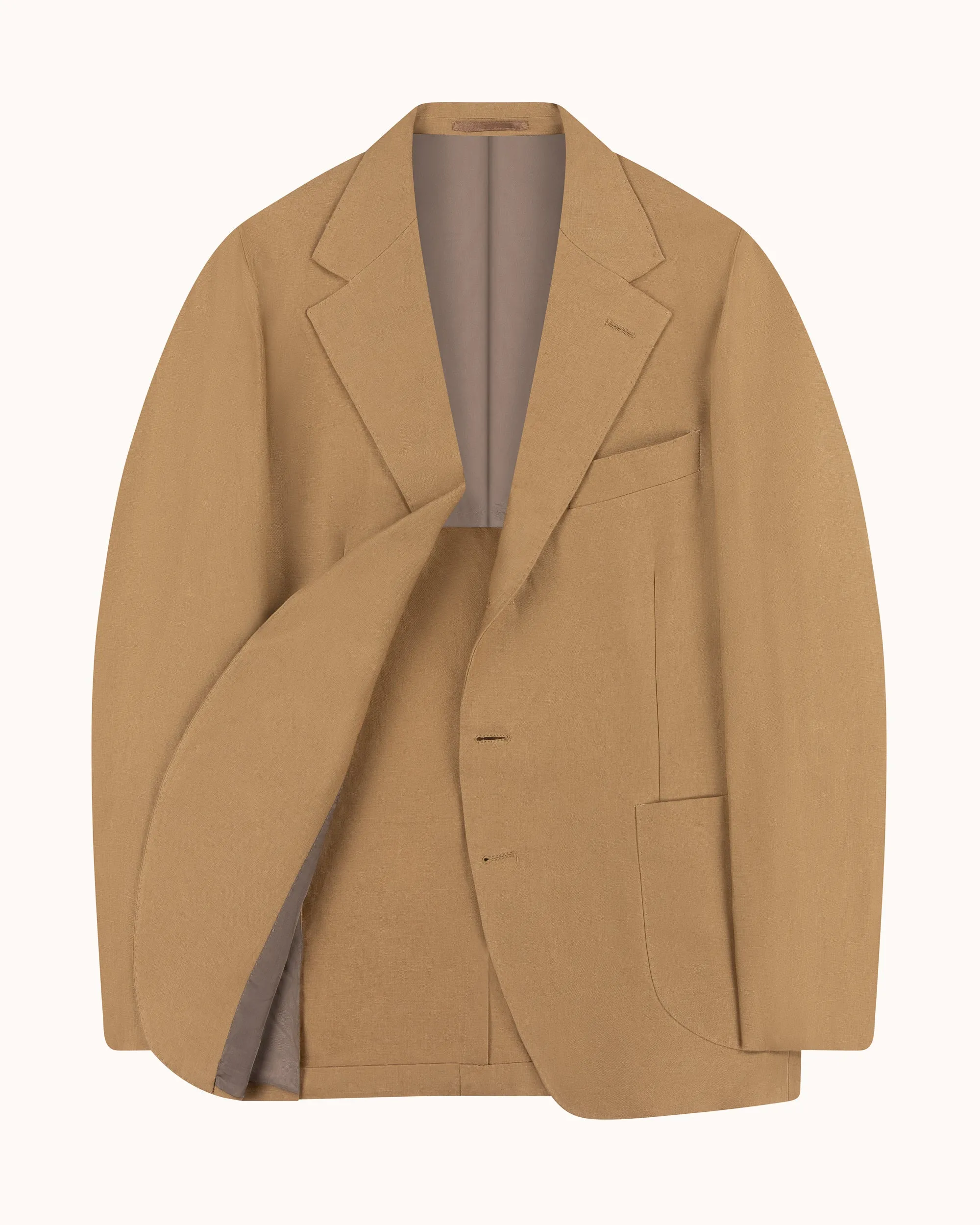 Sport Jacket - Tan Linen sold by Natalino product image thumbnail 2