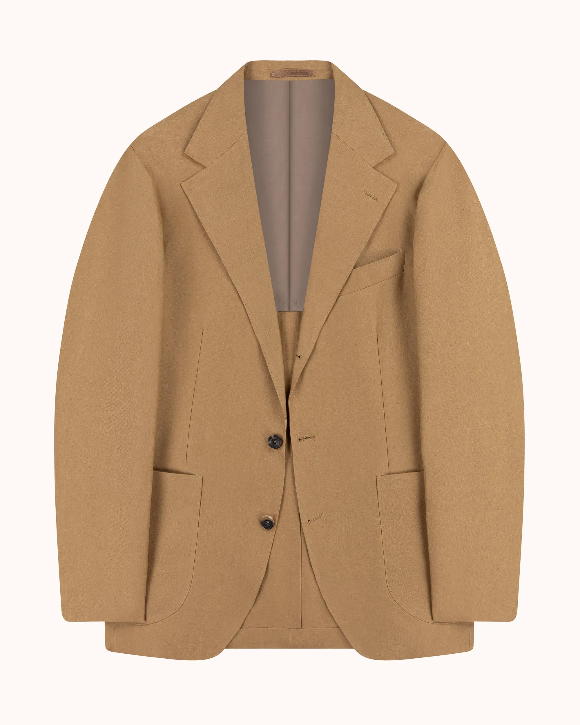 Sport Jacket - Tan Linen sold by Natalino product image thumbnail 3