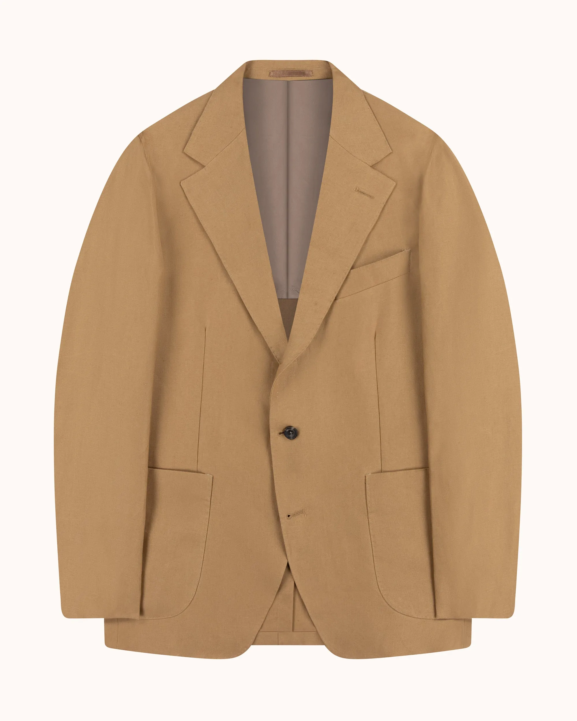 Sport Jacket - Tan Linen sold by Natalino