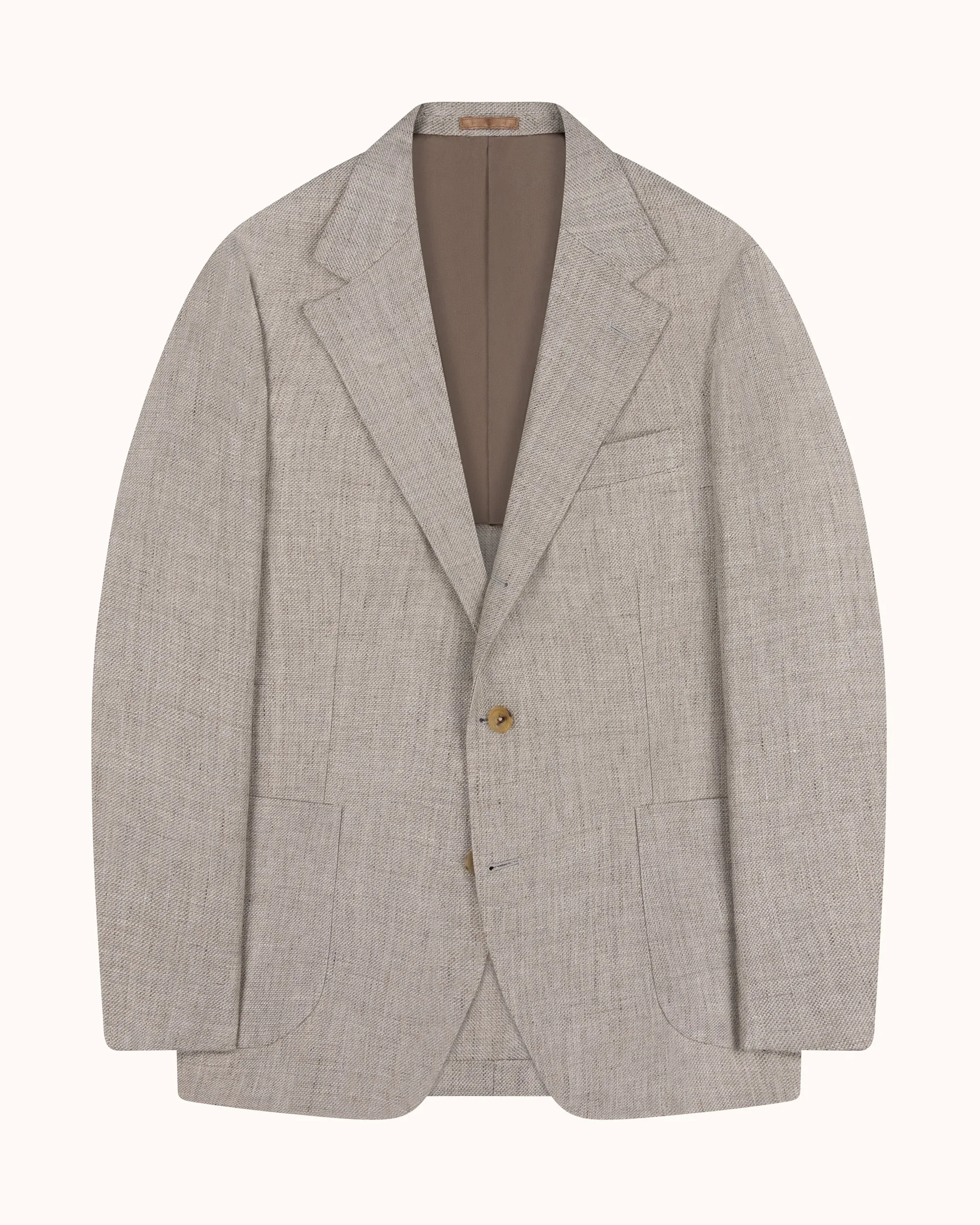 Sport Jacket - Sandstone Linen Wool sold by Natalino