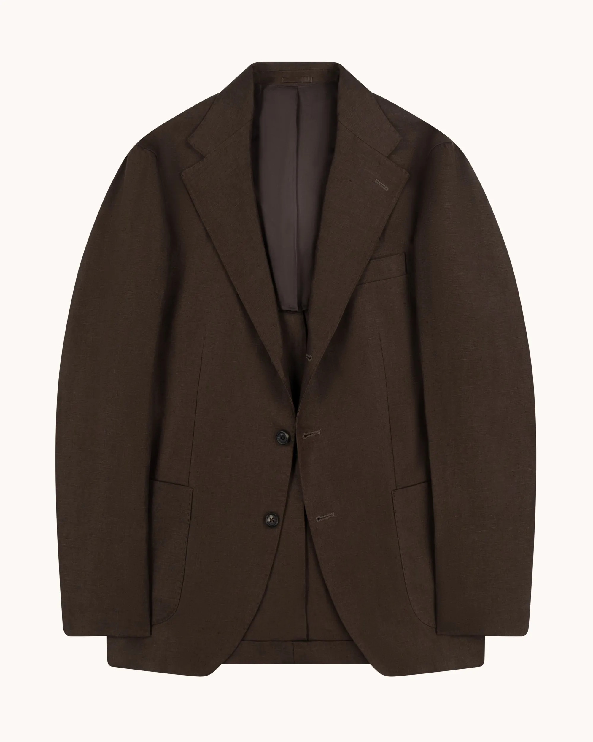 Sport Jacket - Dark Brown Linen sold by Natalino product image thumbnail 2