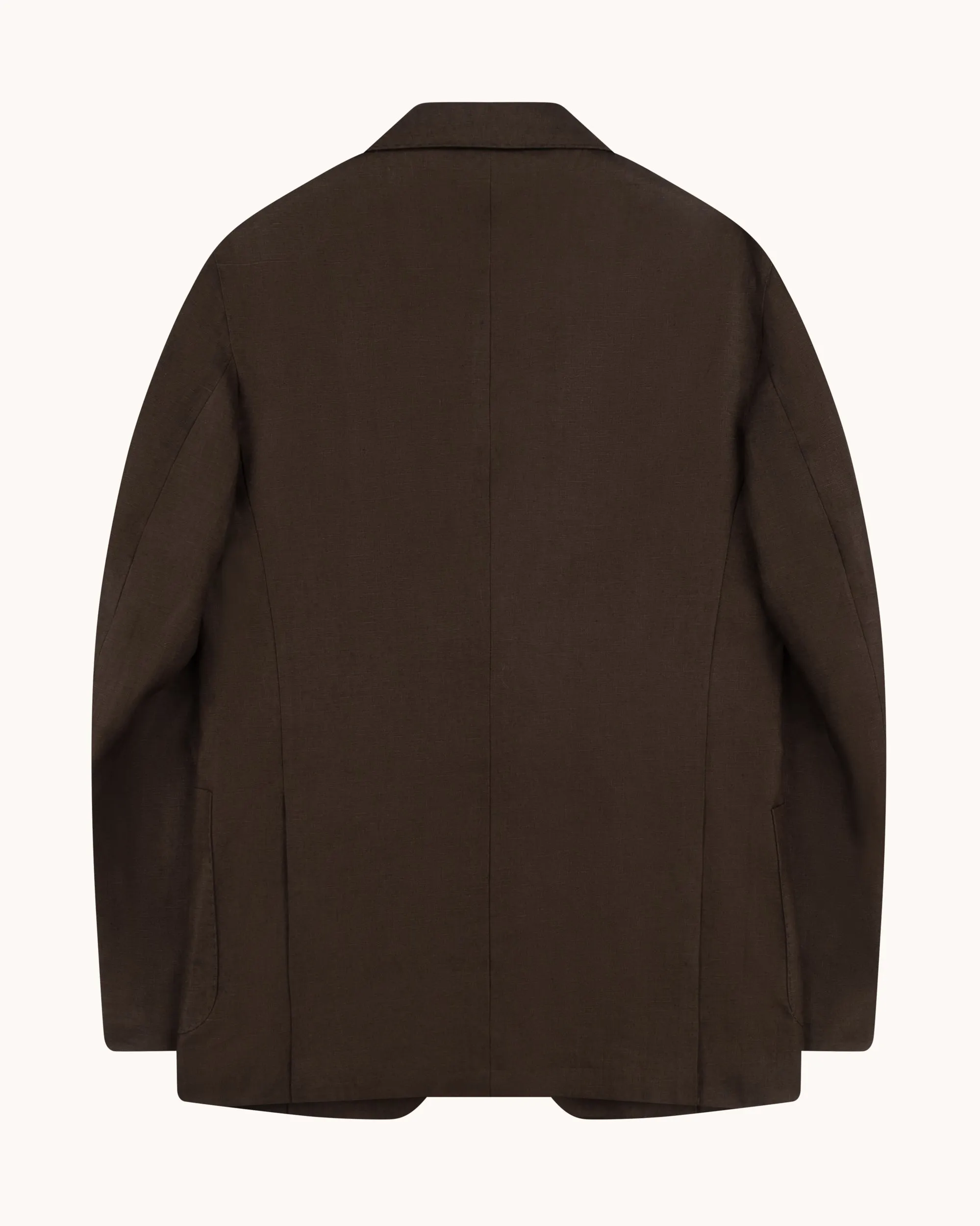 Sport Jacket - Dark Brown Linen sold by Natalino product image thumbnail 3