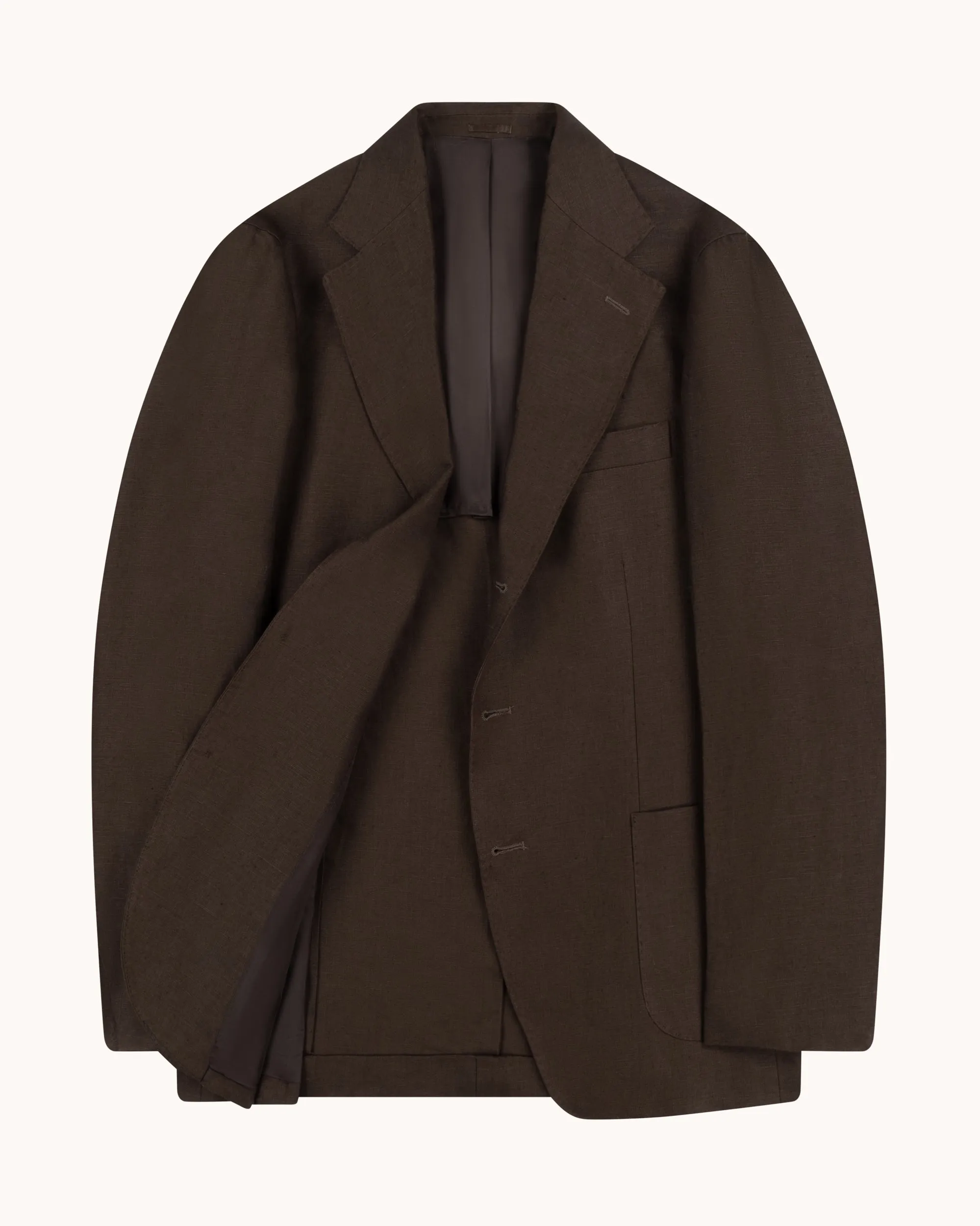 Sport Jacket - Dark Brown Linen sold by Natalino product image thumbnail 4