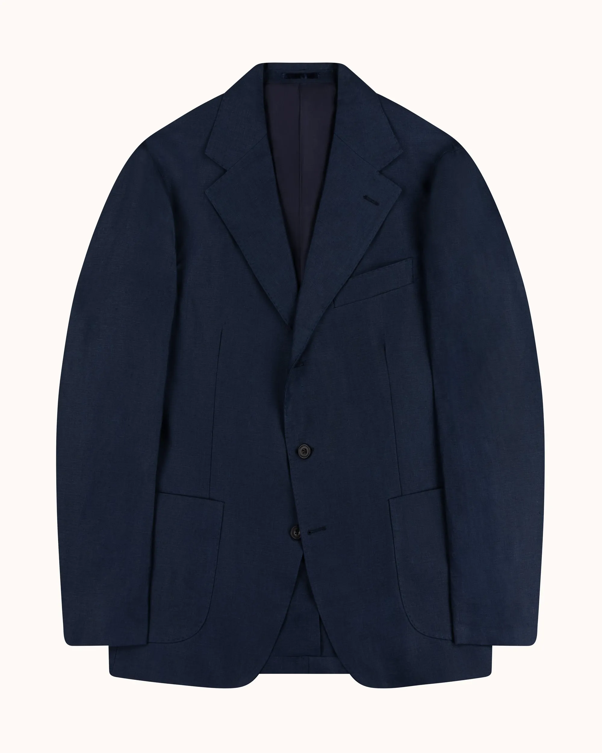 Sport Jacket - Navy Slate Linen sold by Natalino