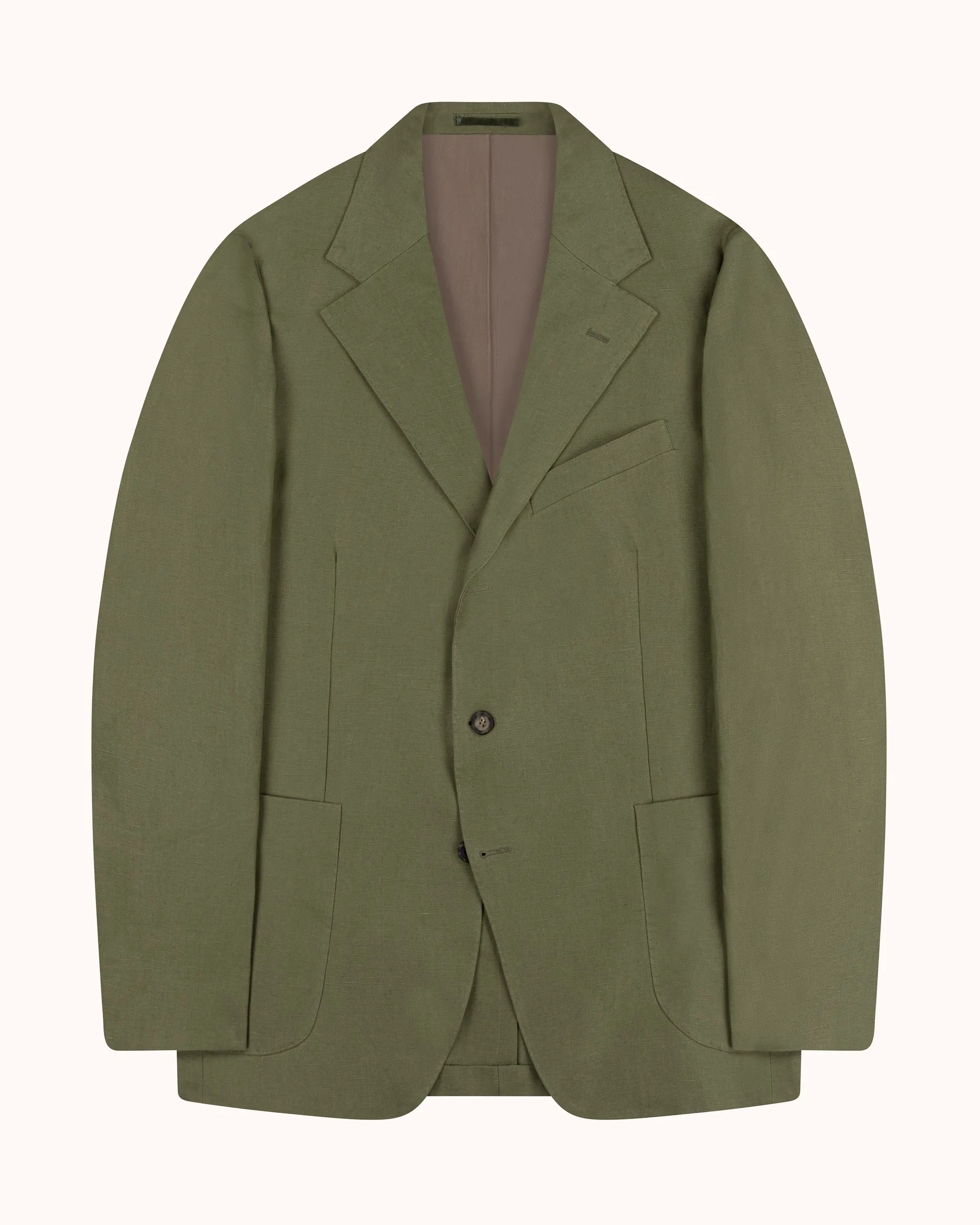 Sport Jacket - Sage Green Linen sold by Natalino
