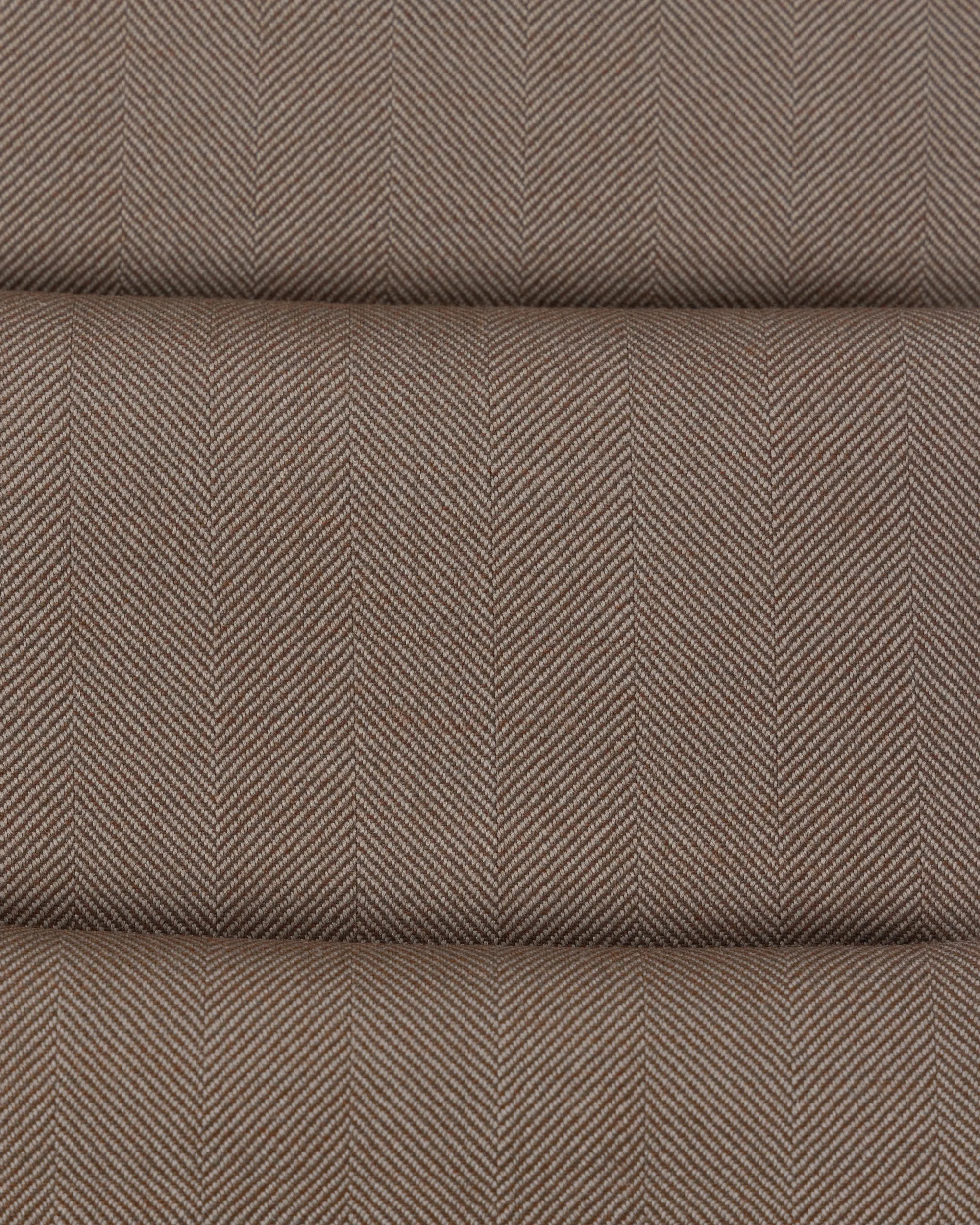 Classic Pleated Trouser - Mushroom Herringbone Wool sold by Natalino product image thumbnail 5