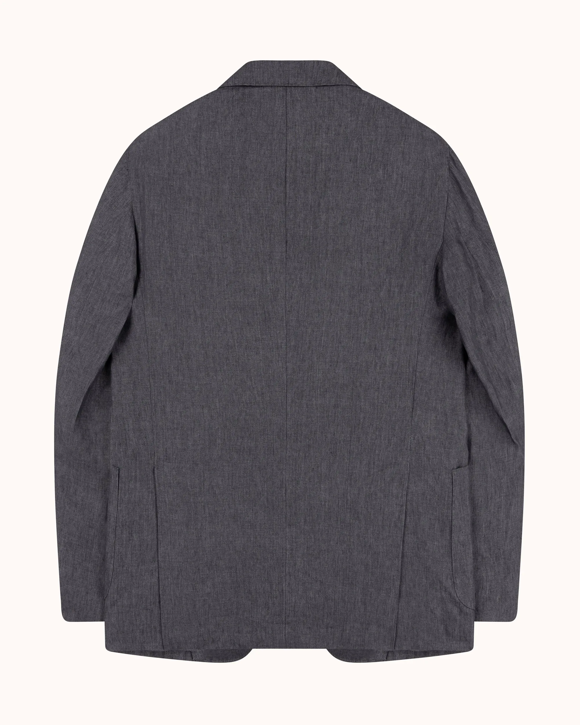 Sport Jacket - Grey High Twist Linen sold by Natalino product image thumbnail 4