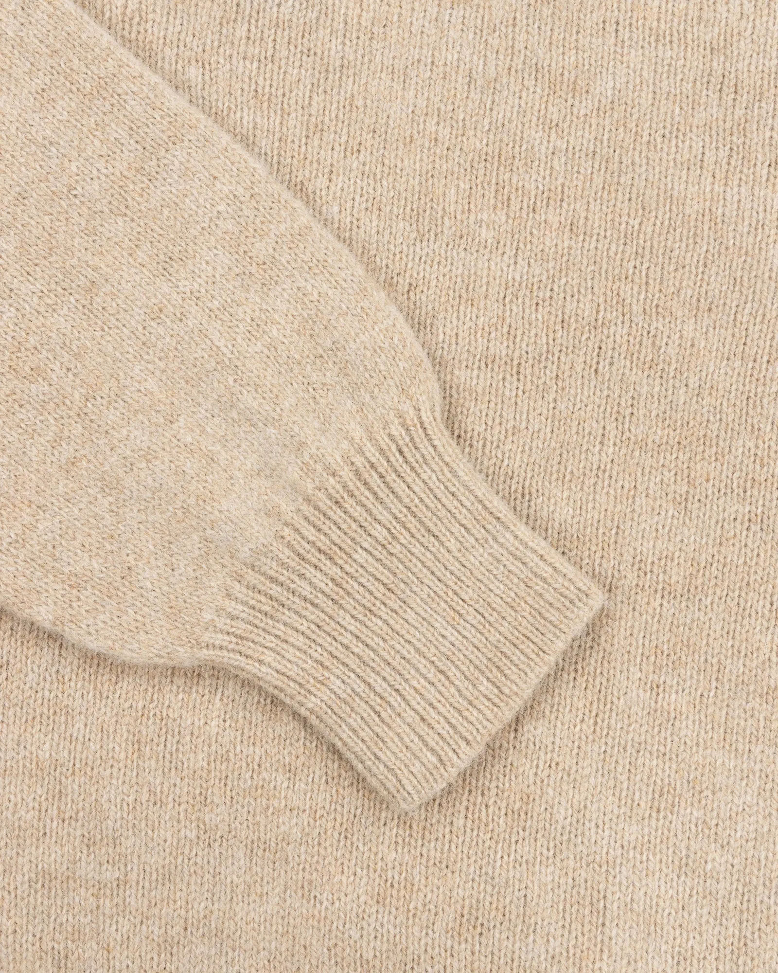 Shetland Wool Crew Neck Sweater - Oat sold by Natalino product image thumbnail 4