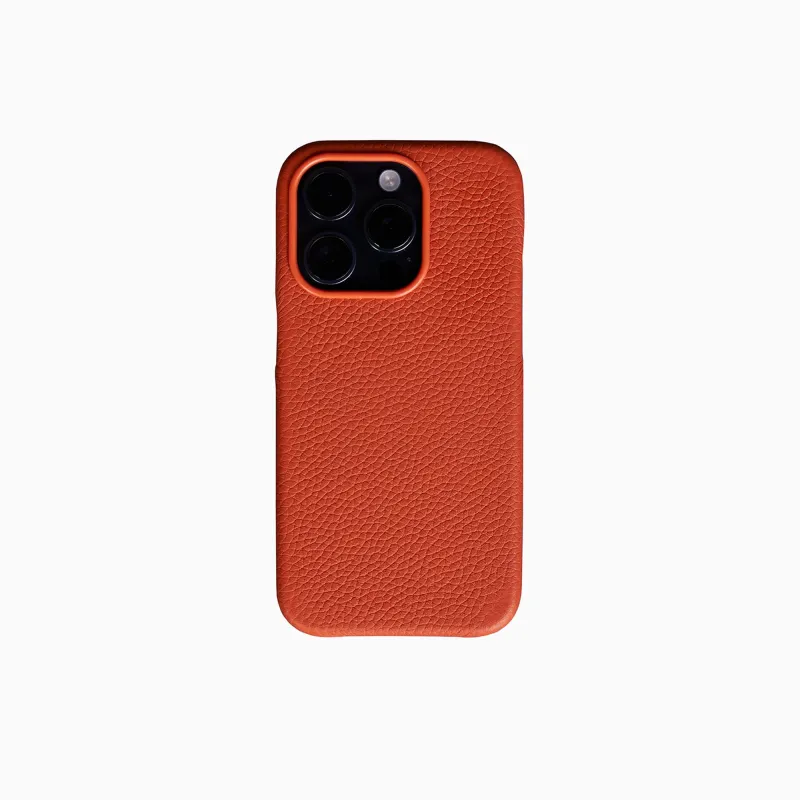 Etui na iPhone'a — skóra groszkowa made by Sartolane