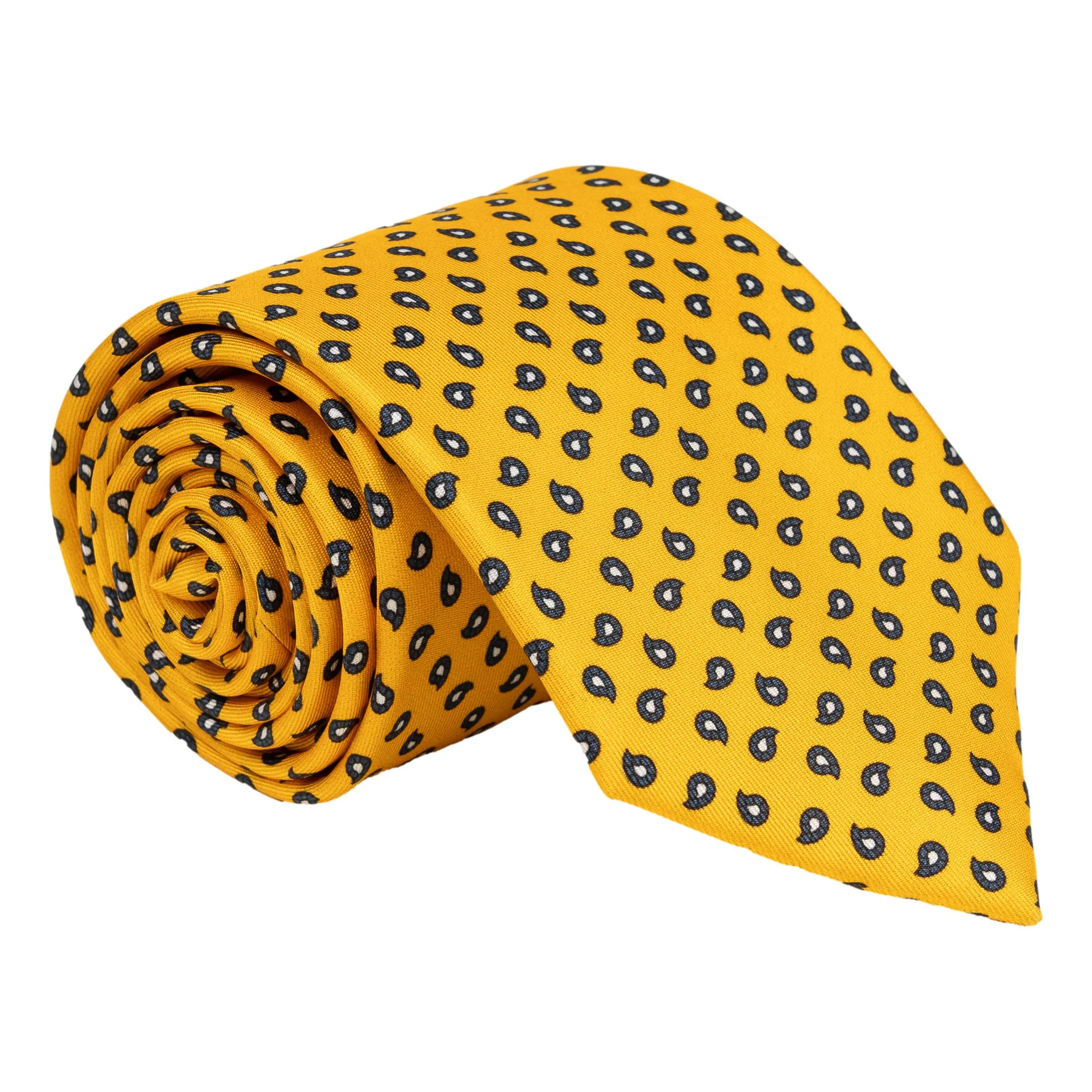 Small Paisley Motif Silk Tie sold by The Andover Shop