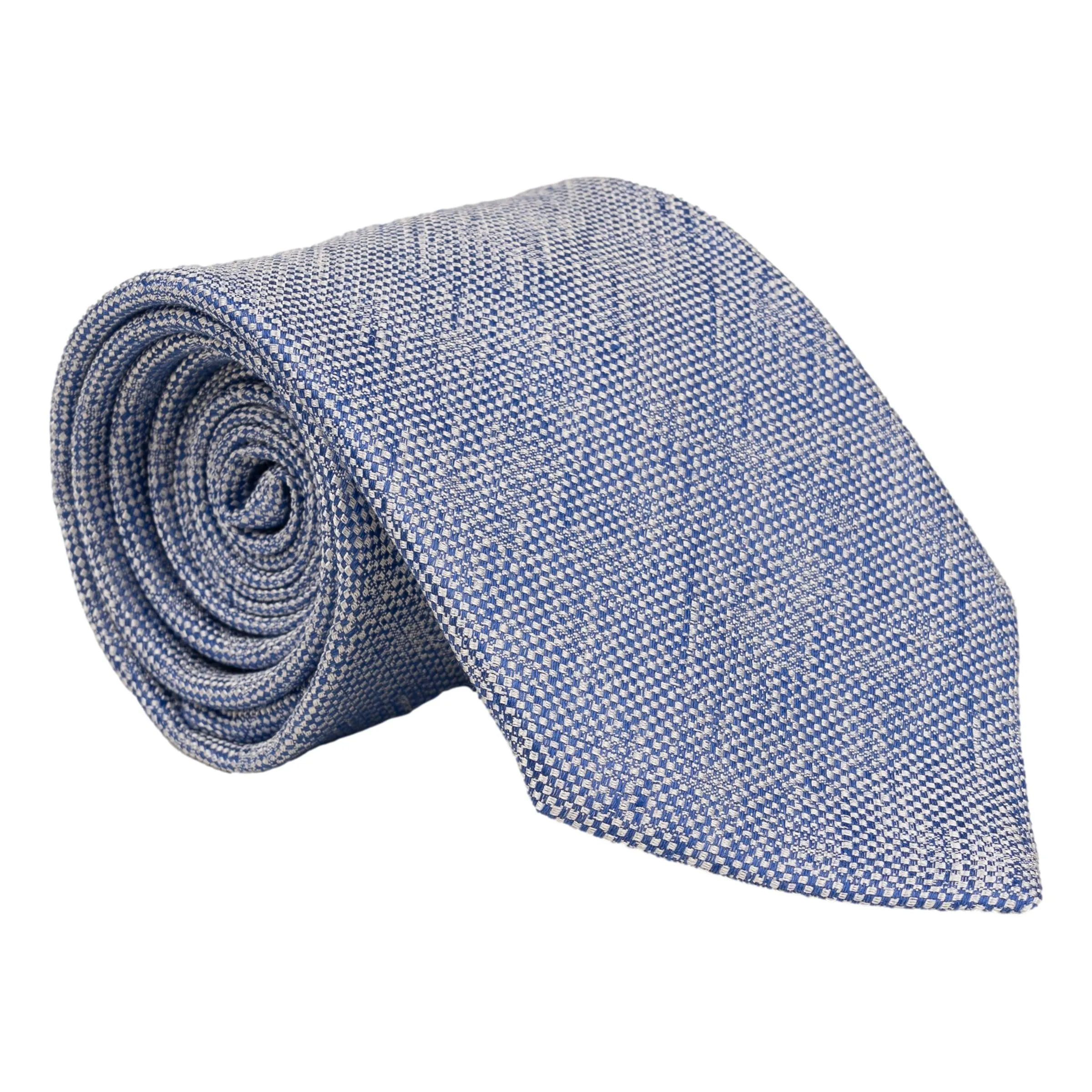 Chambray Woven Silk and Linen Tie sold by The Andover Shop product image thumbnail 2
