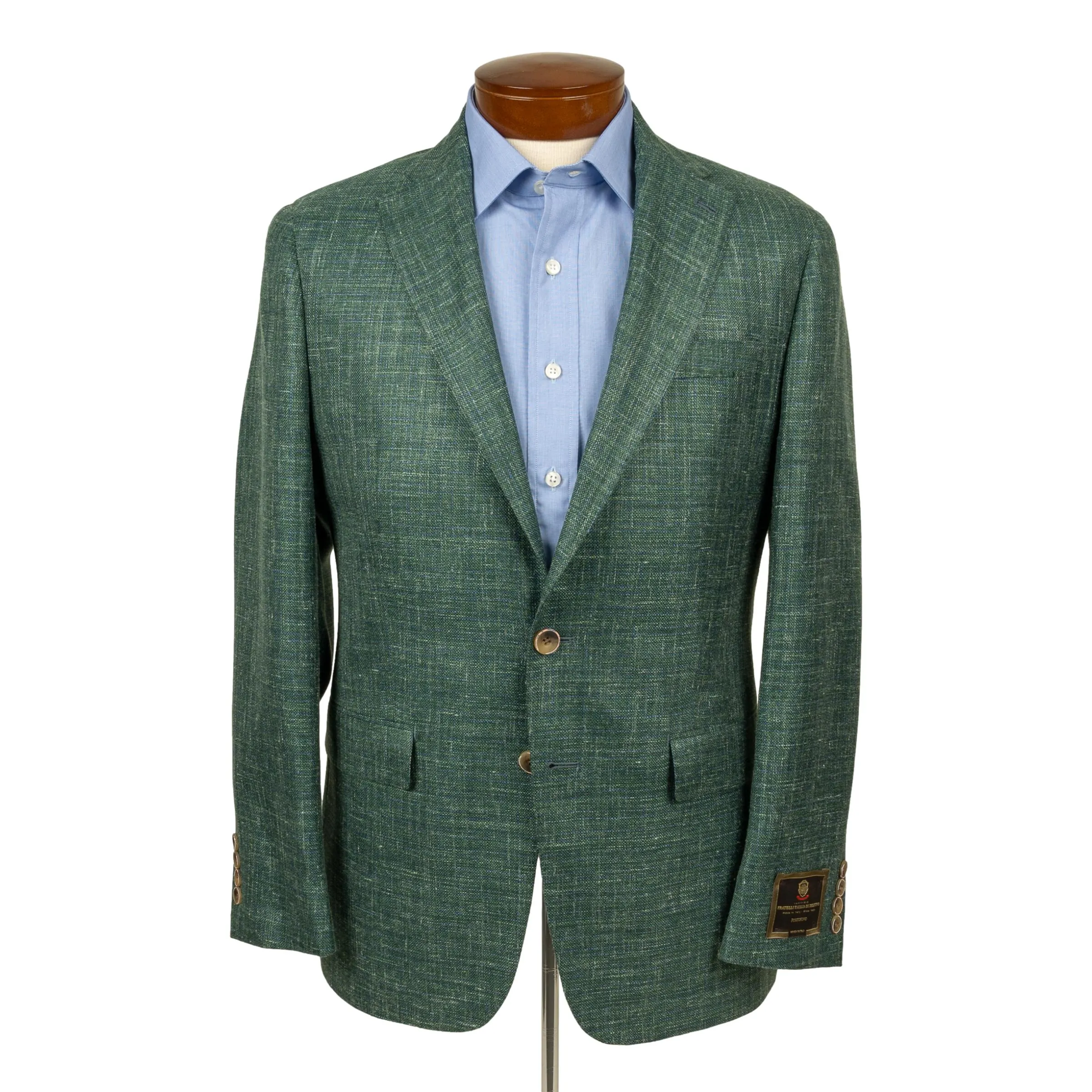 Harbor Green Wool, Silk, and Linen Sport Coat sold by The Andover Shop