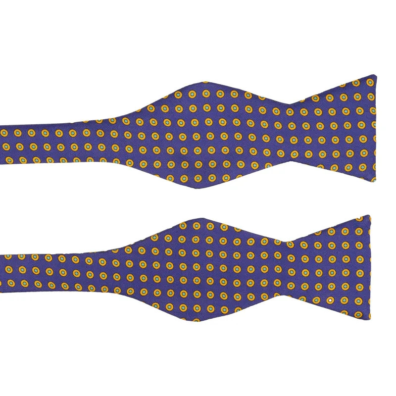Bullseye Dot Silk Butterfly Bow Tie sold by The Andover Shop