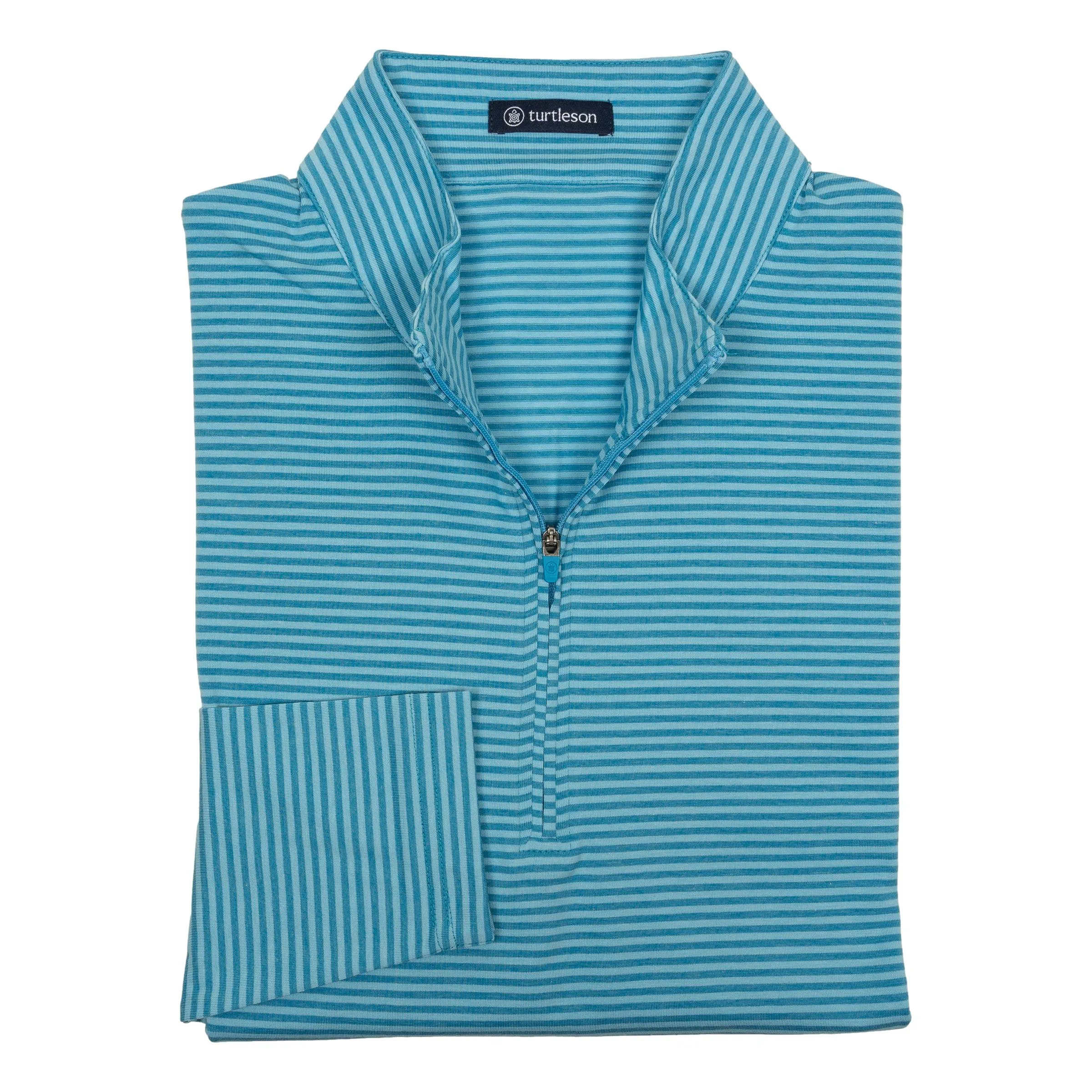 Avery Striped Quarter Zip Pullover sold by The Andover Shop