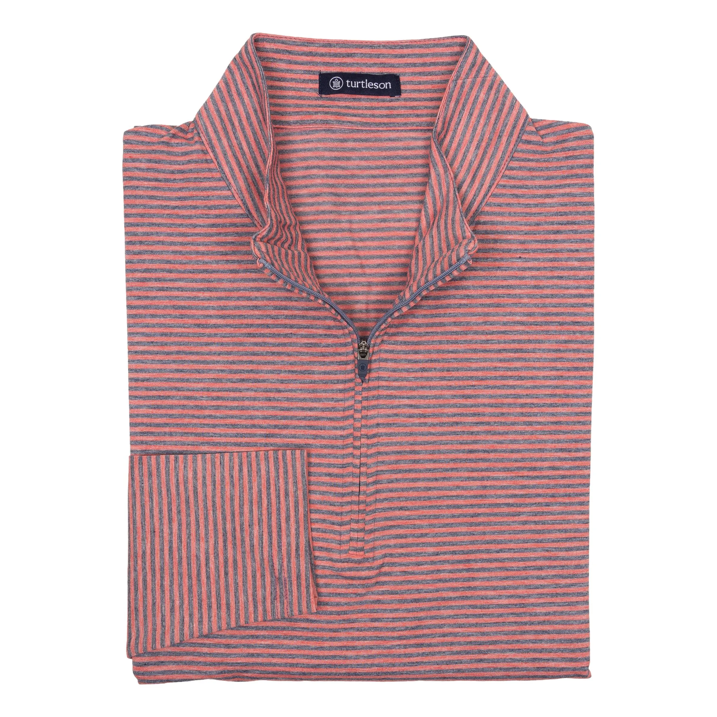 Avery Striped Quarter Zip Pullover sold by The Andover Shop product image thumbnail 3